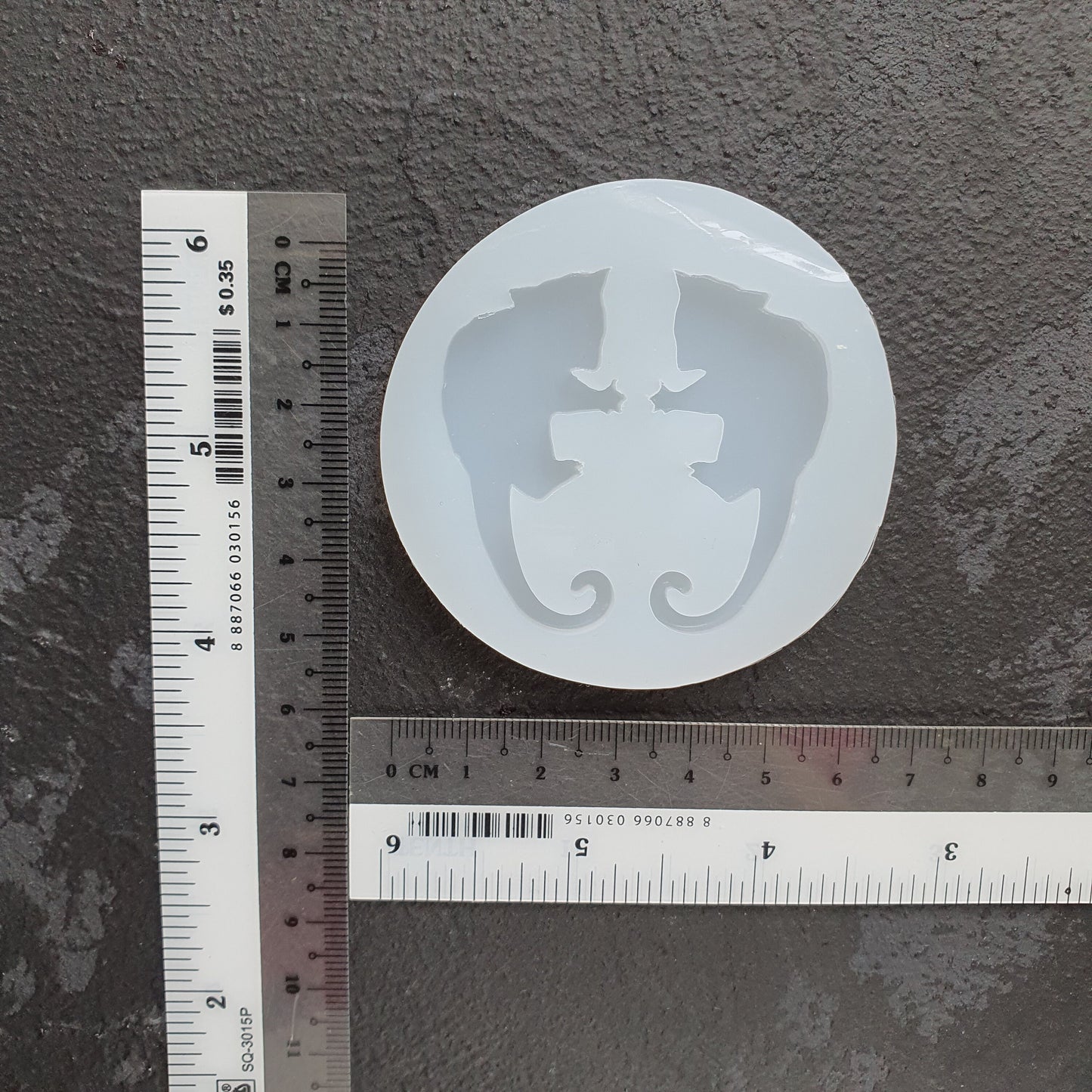 Silicone earrings mold "Possum" for resin and epoxy