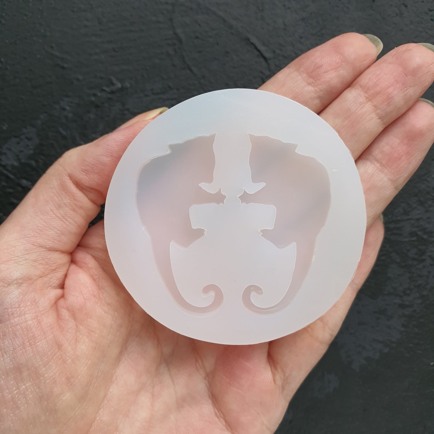 Silicone earrings mold "Possum" for resin and epoxy