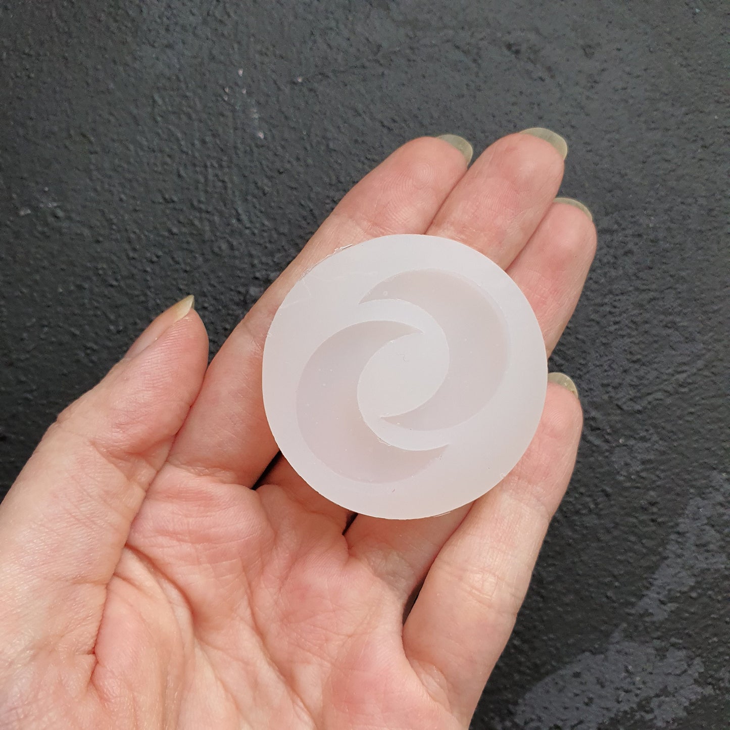 Silicone earrings mold "Moon" for resin and epoxy - Luxy Kraft