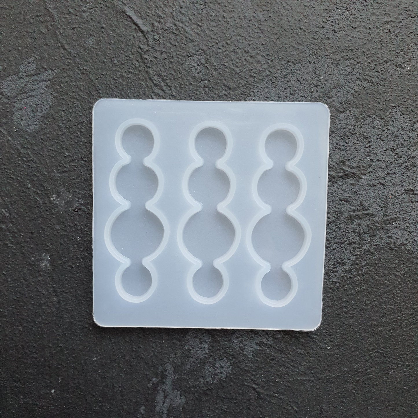 Silicone hair clip mold for resin and epoxy Jewelry resin mould