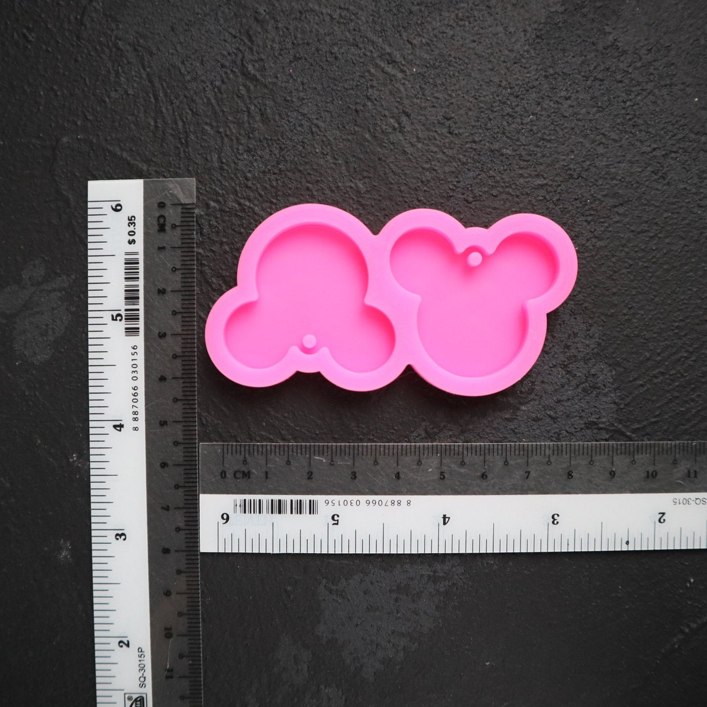 Earrings molds for resin Mouse silicone mold for epoxy - Luxy Kraft