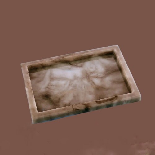 Tray mold Coaster silicone mould for Resin Epoxy Jesmonite 26.4x19 cm