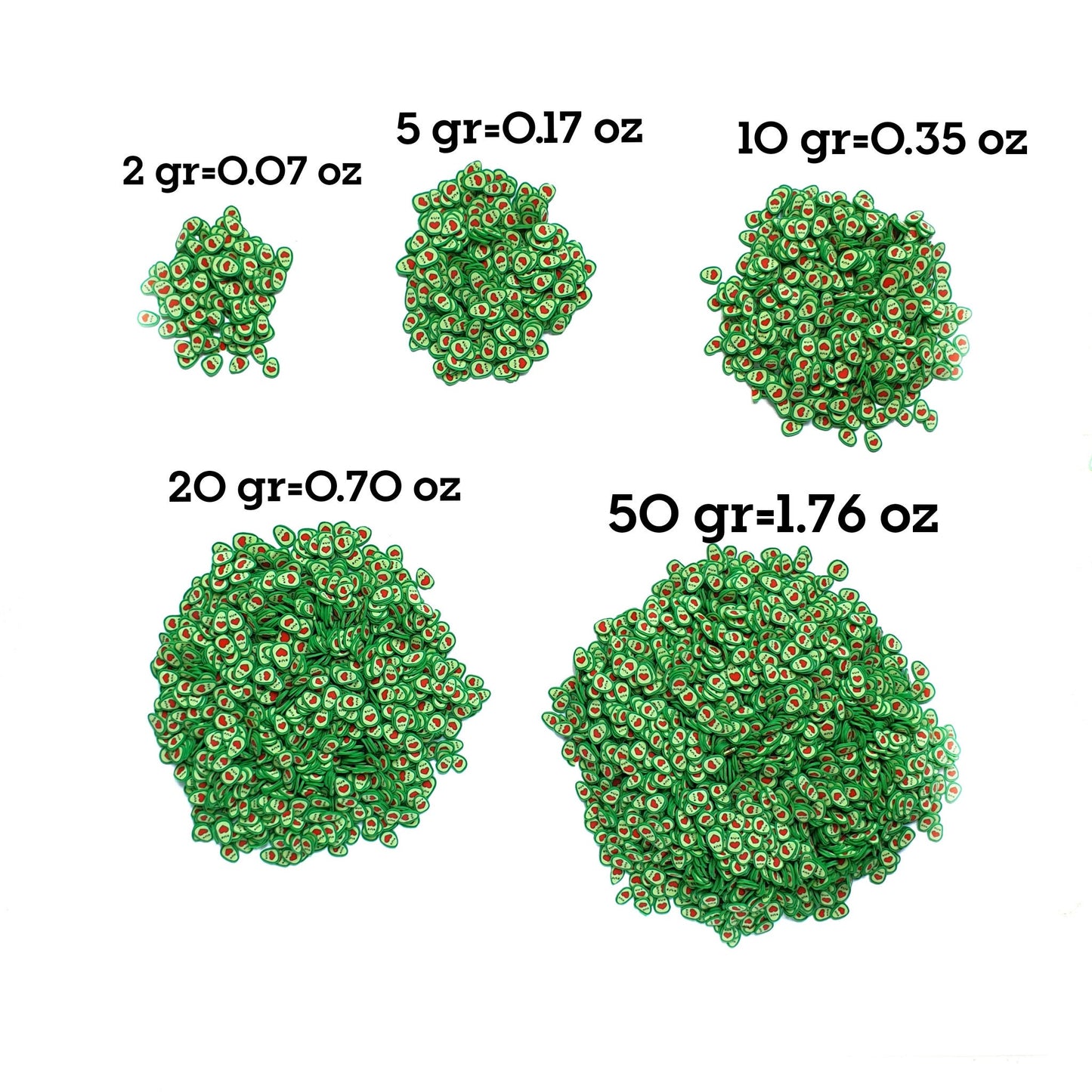 Mini clouds polymer clay shapes for Resin Epoxy crafts for nail design - Luxy Kraft