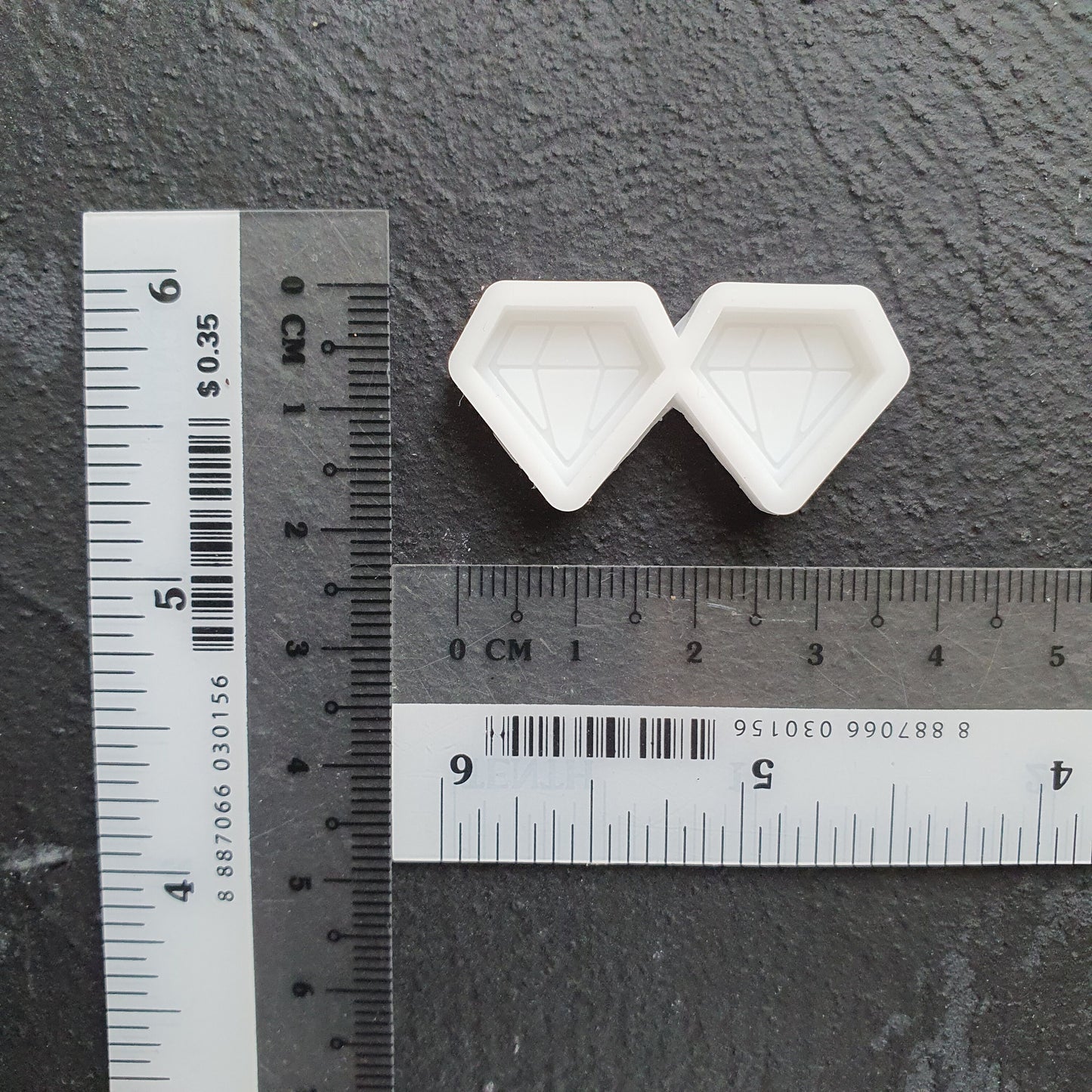 Silicone earrings mold Heart Monstera Flower Diamond Jewelry Resin mould for resin and epoxy