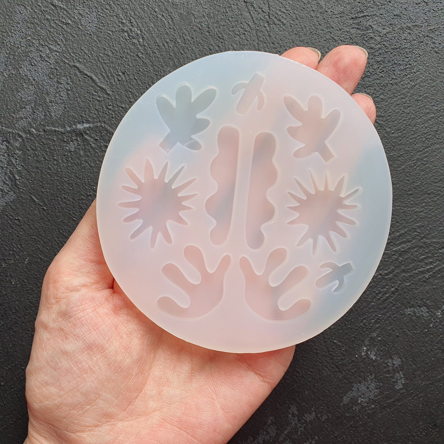 Silicone earrings mold Jewelry Resin mould for resin and epoxy 5 designs