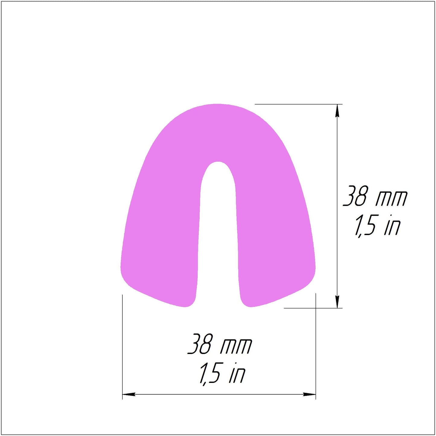 Arch Polymer clay 3D cutters Jewelry Earrings Geometry shape cutter - Luxy Kraft
