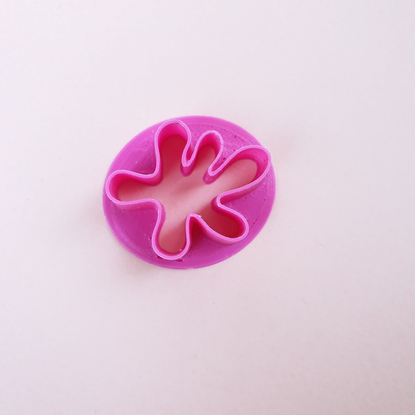 Polymer clay cutter 3D print cutters Jewelry Earrings "Coral" shape plastic cutter