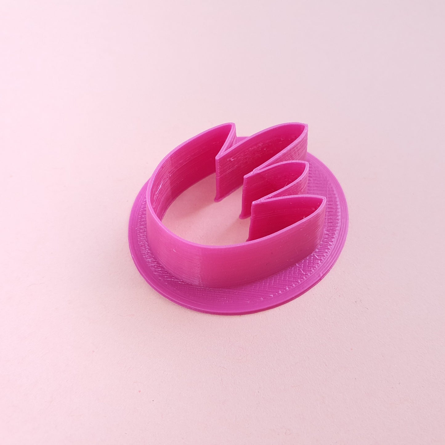 Polymer clay cutter 3D print cutters Jewelry Earrings "Coral" abstract shape plastic cutter