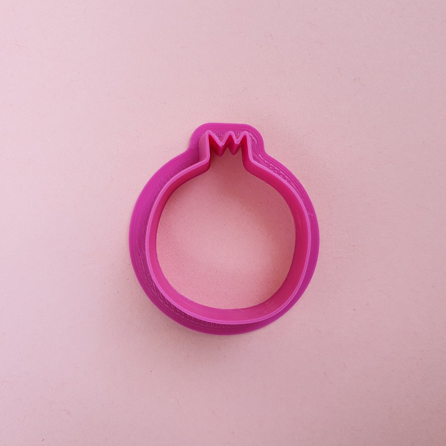Polymer clay cutter 3D print cutters Jewelry Earrings "Pomegranate" shape plastic cutter