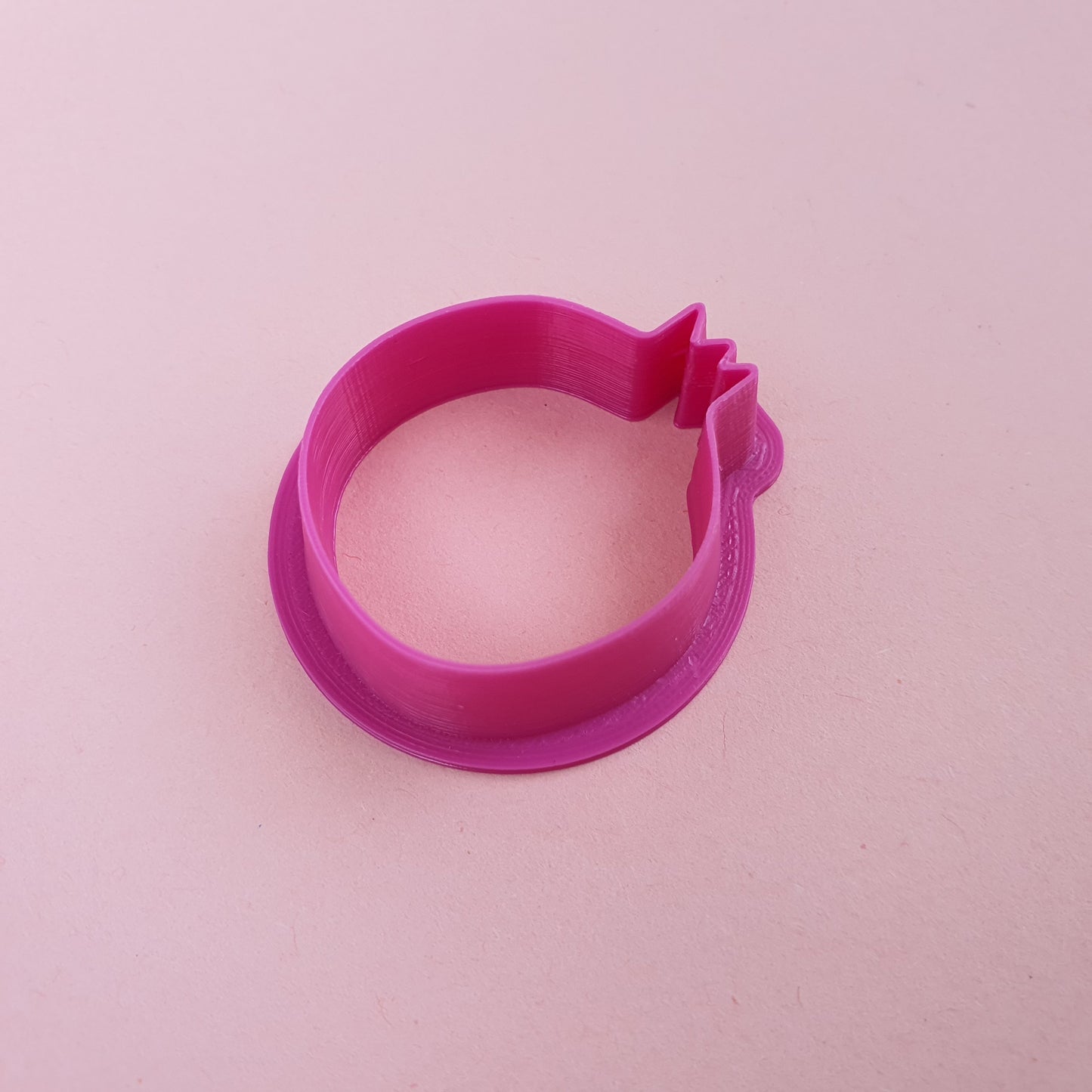 Polymer clay cutter 3D print cutters Jewelry Earrings "Pomegranate" shape plastic cutter