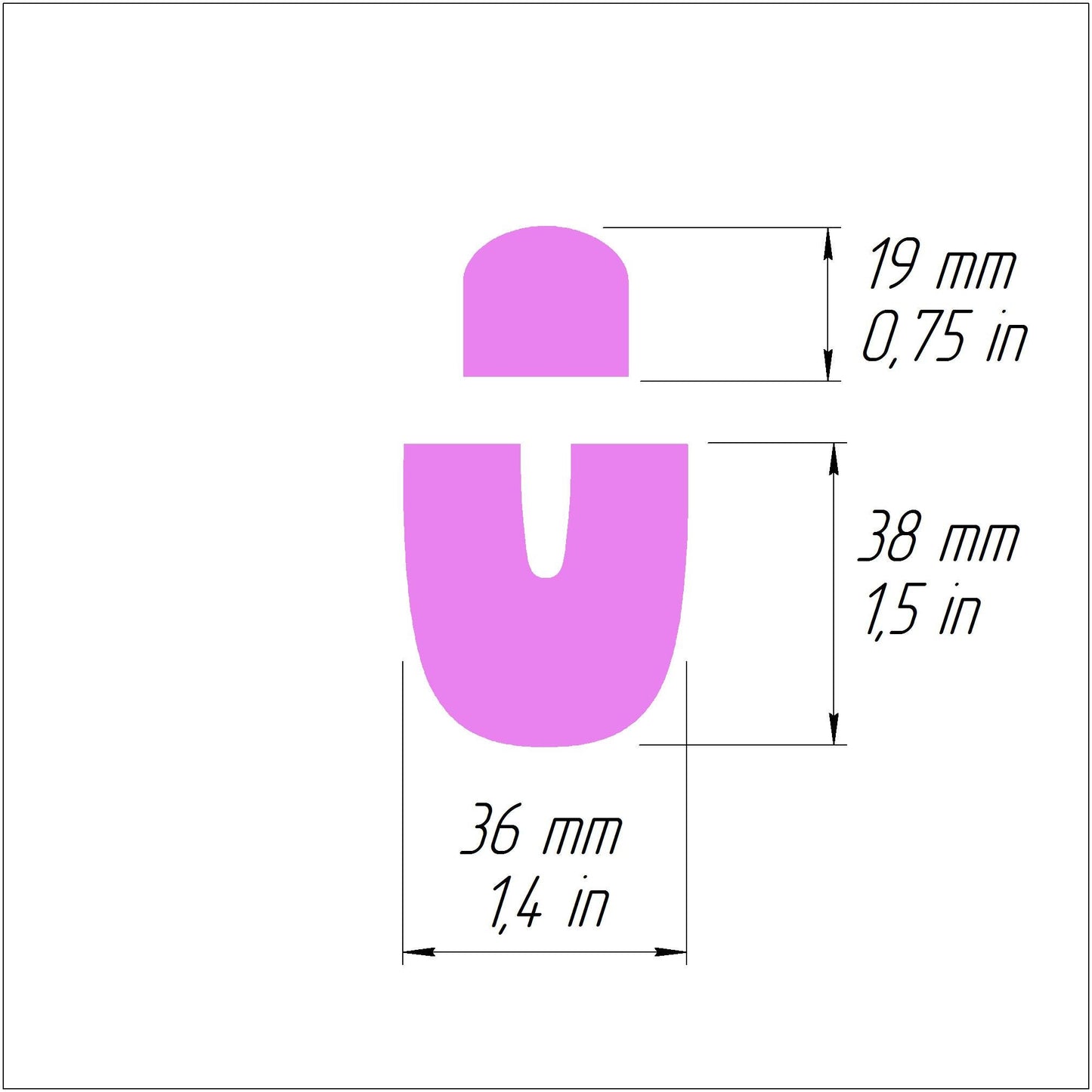 Arch Polymer clay 3D cutters Jewelry Earrings Geometry shape cutter 2 pcs set - Luxy Kraft
