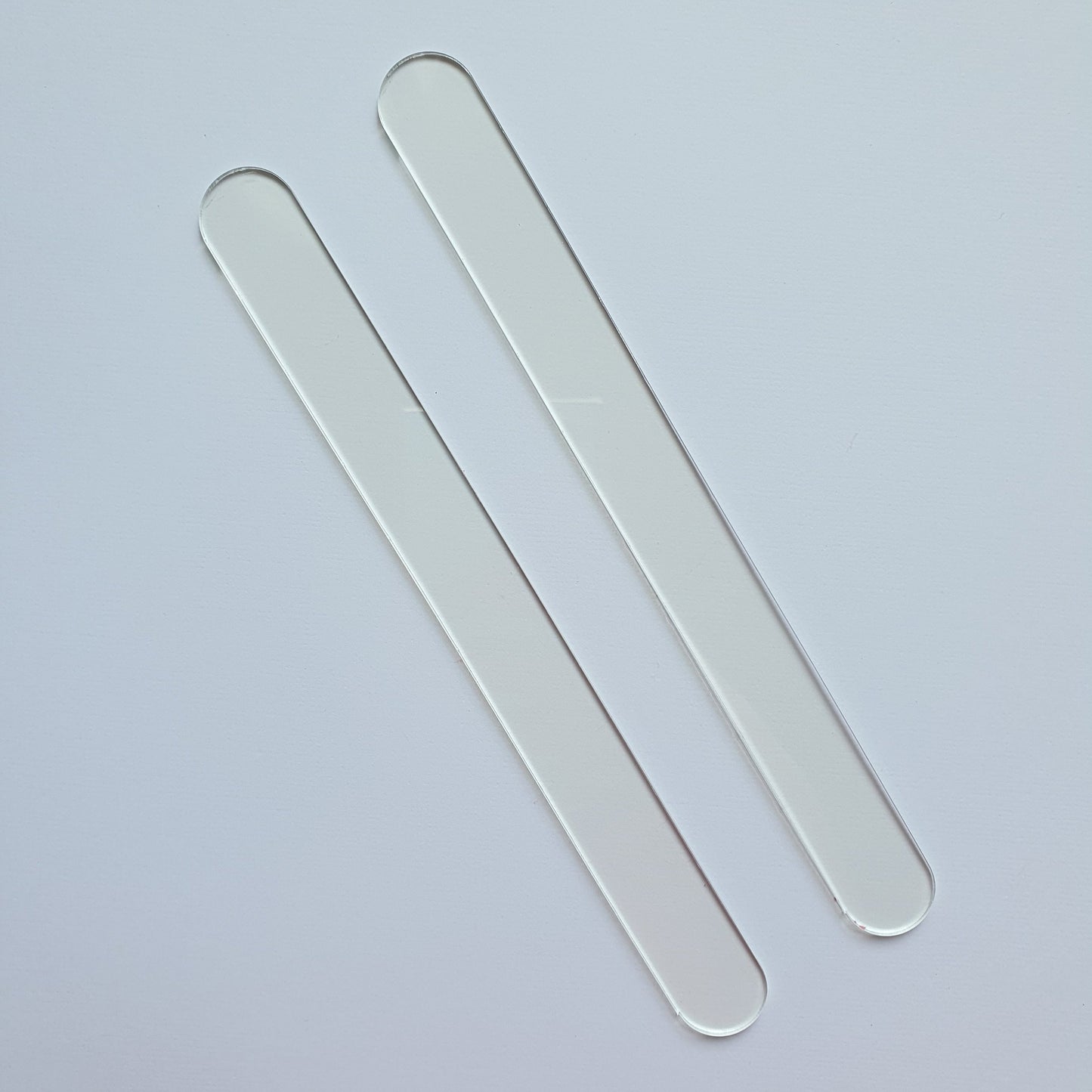 Polymer clay thickness guides Depth acrylic sticks Polymer clay tools Clay rulers