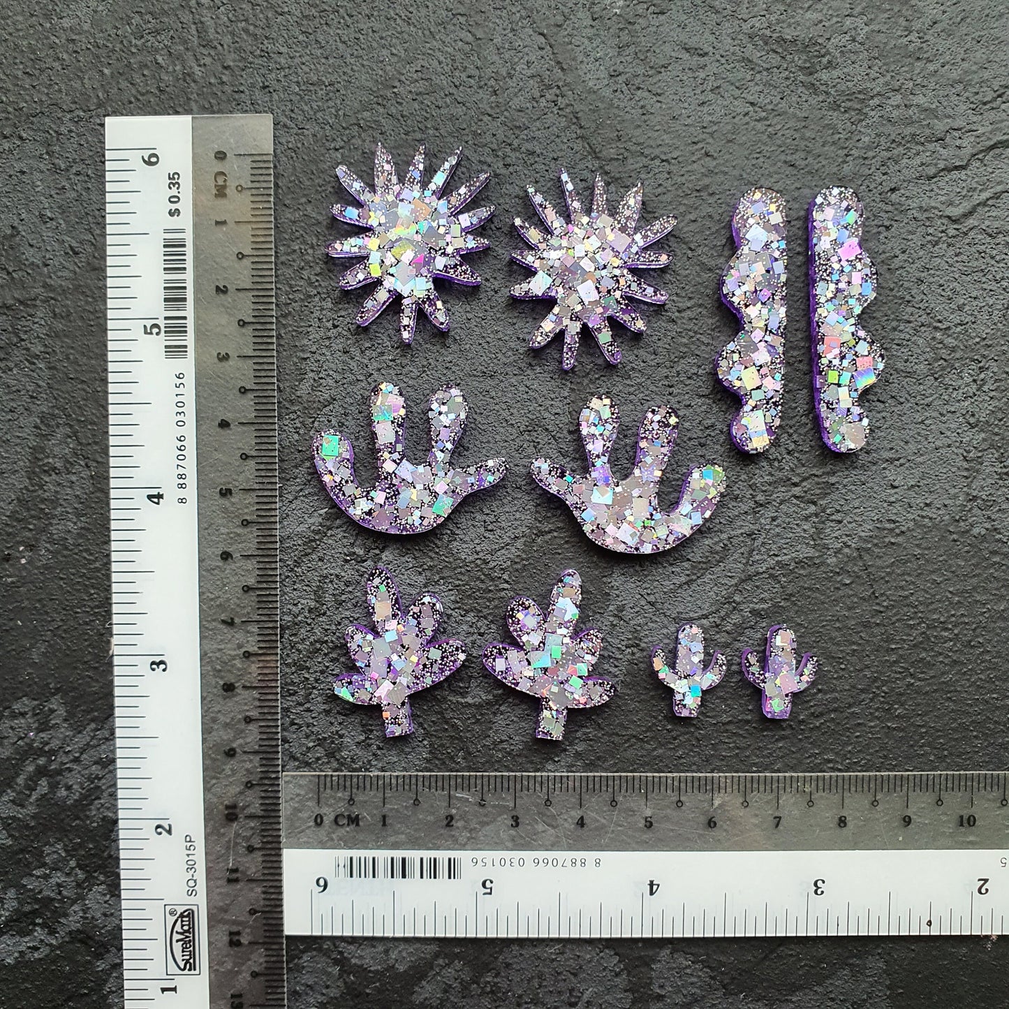 Silicone earrings mold Jewelry Resin mould for resin and epoxy 5 designs