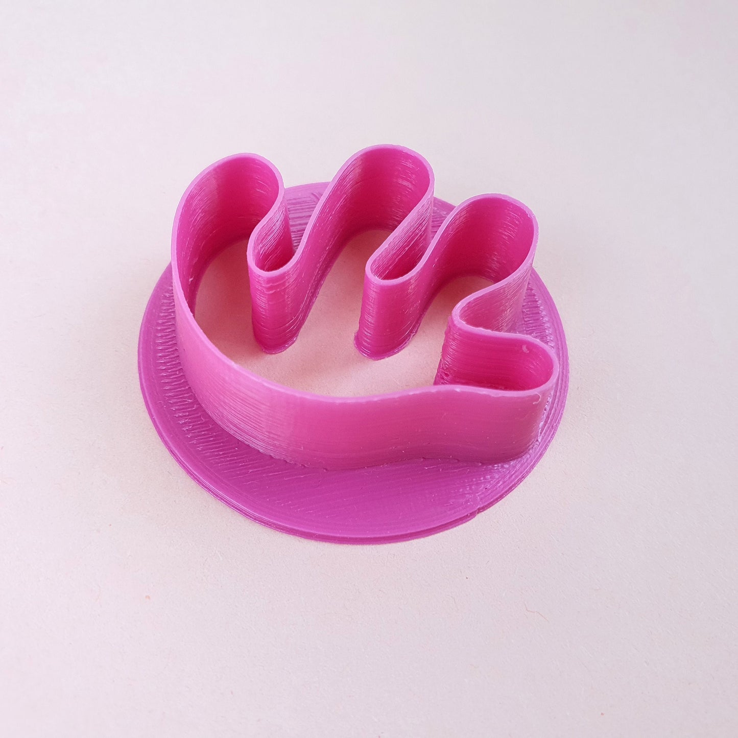 Polymer clay cutter 3D print cutters Jewelry Earrings "Coral" abstract shape plastic cutter
