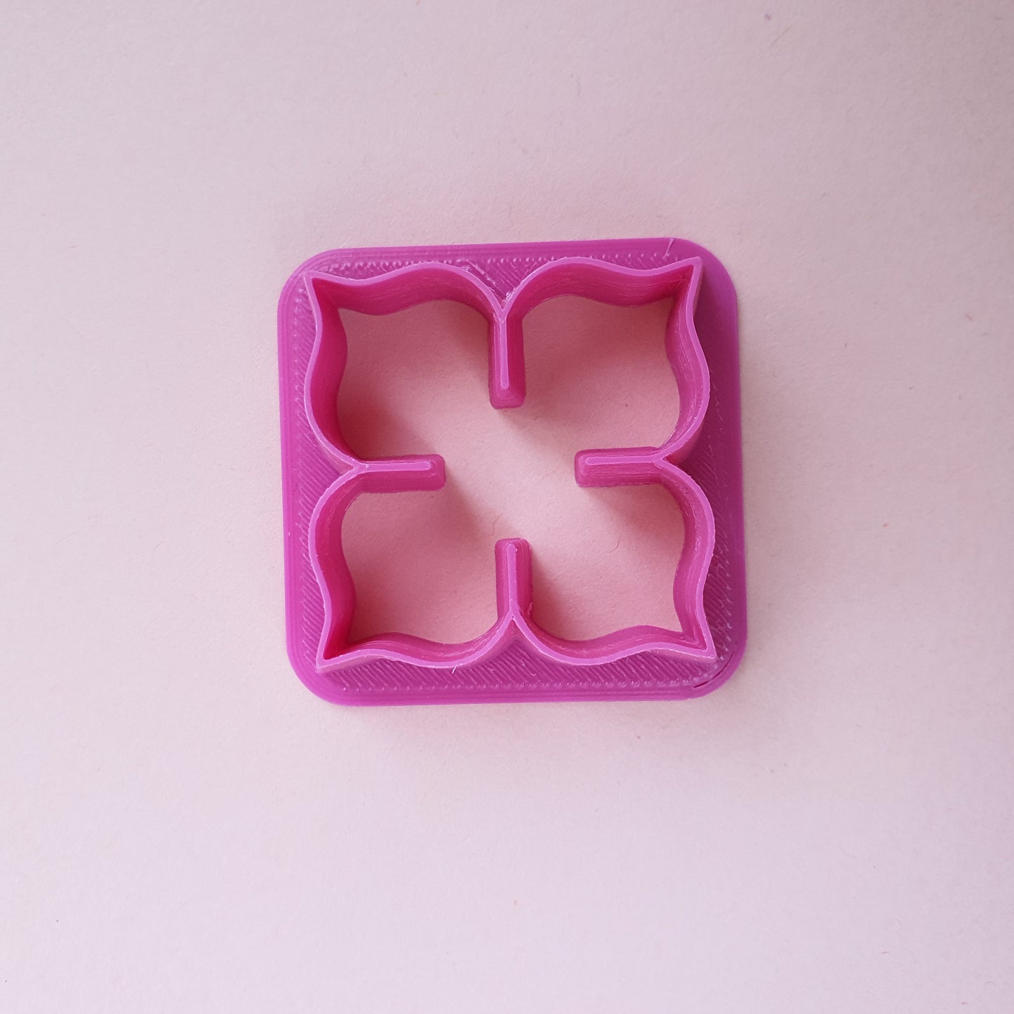 Polymer clay cutter 3D print cutters Jewelry Earrings "Flower" shape plastic cutter
