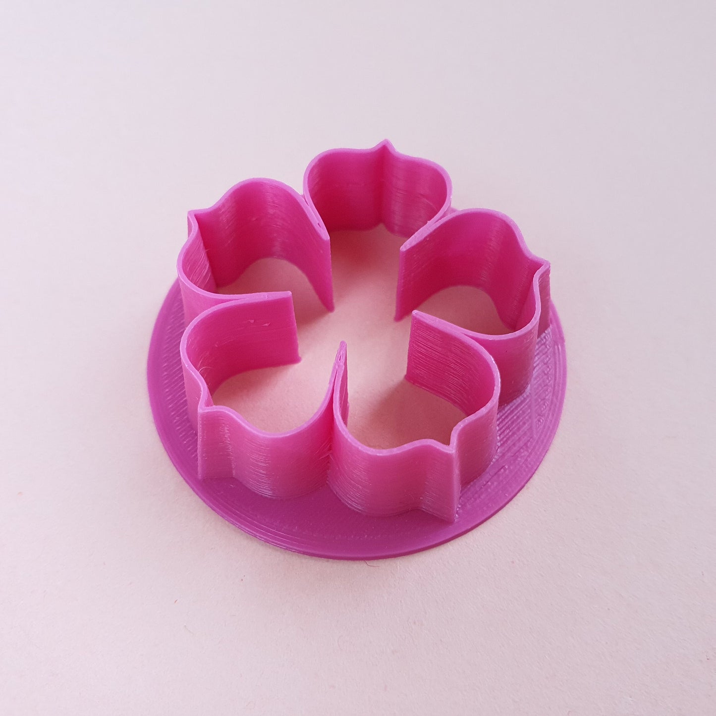 Polymer clay cutter 3D print cutters Jewelry Earrings "Flower" shape plastic cutter