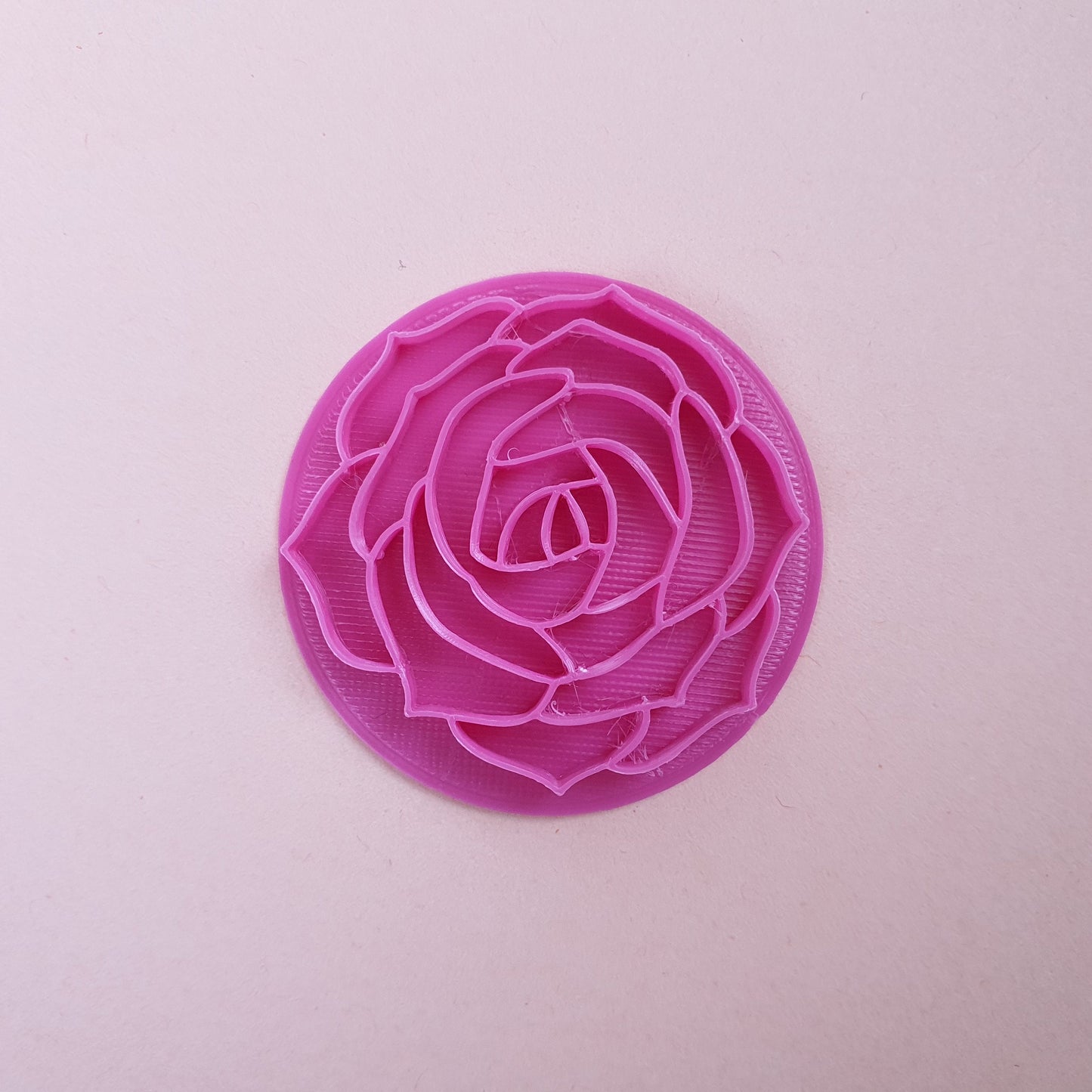 Polymer clay stamp "Flower" 3D printed embossing