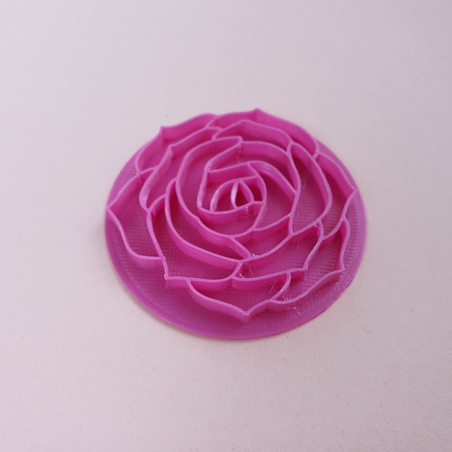 Polymer clay stamp "Flower" 3D printed embossing