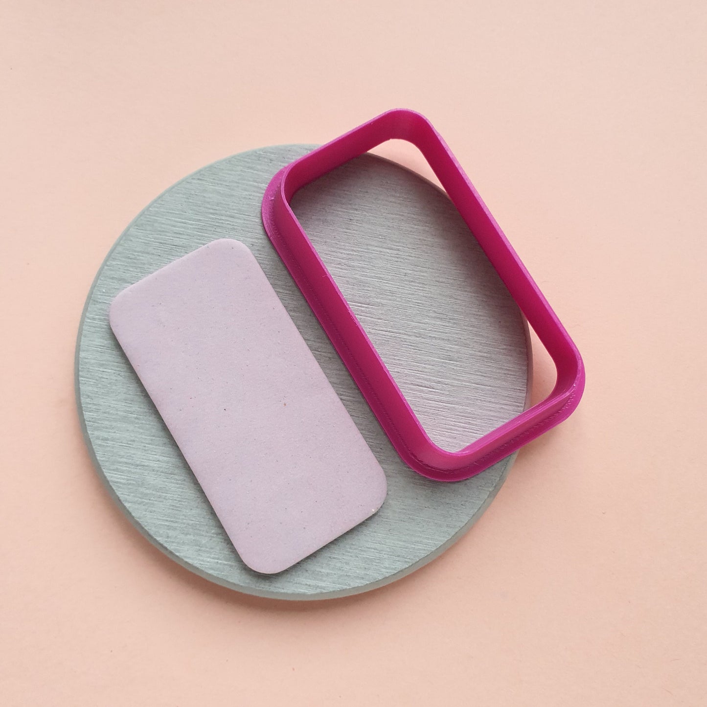 Polymer clay cutter Hair clip Barrette