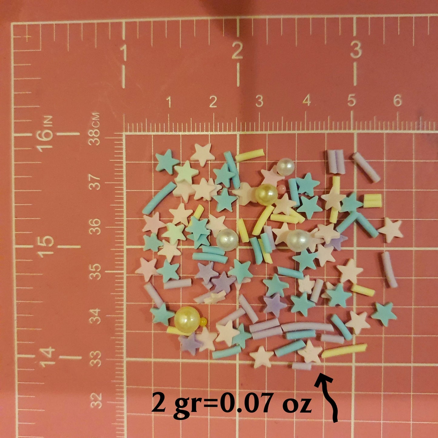 Mini star decor polymer clay shapes for Resin Epoxy crafts for nail design - Luxy Kraft