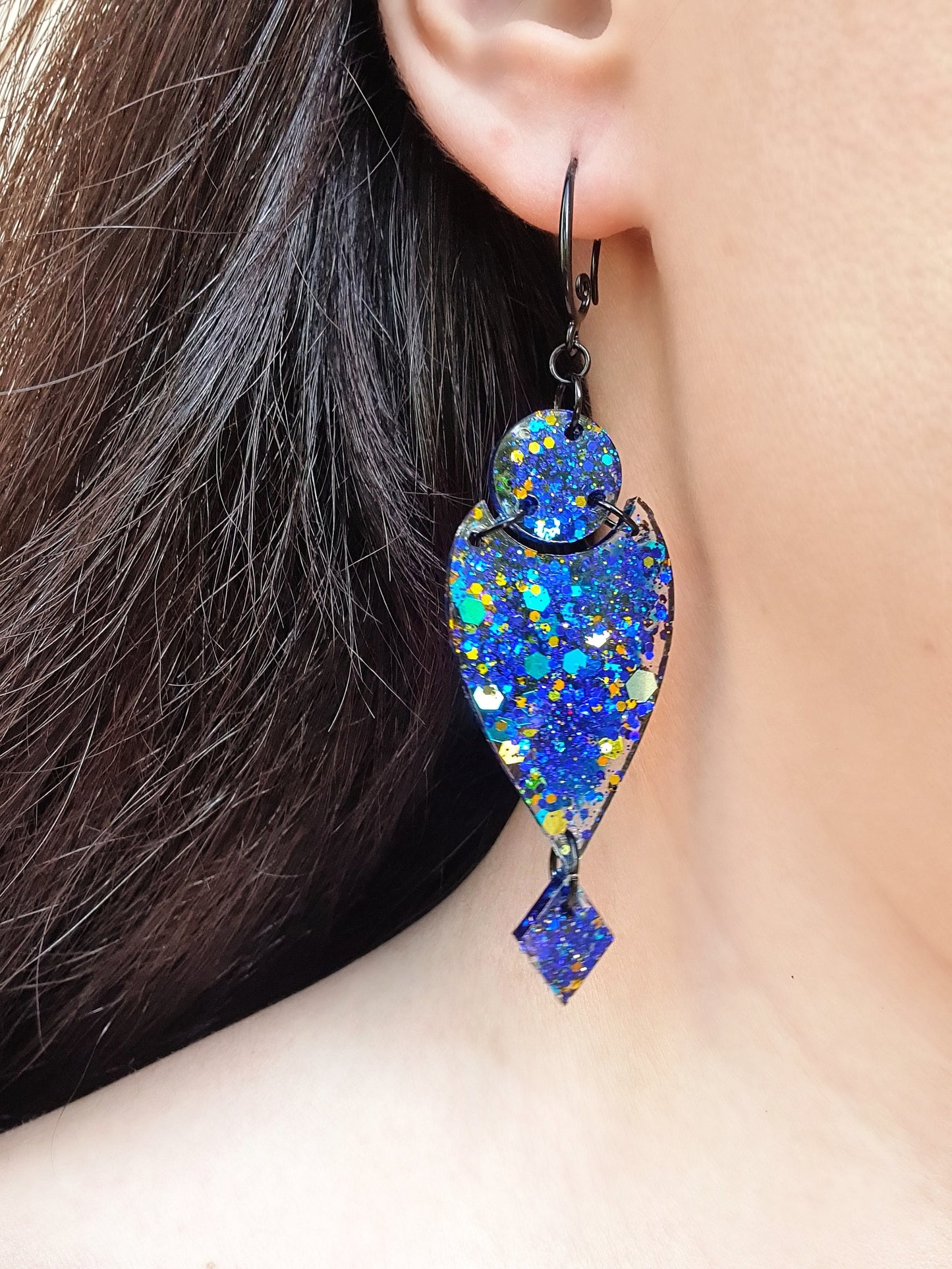 Silicone earring mold Jewelry Resin mould for resin and epoxy