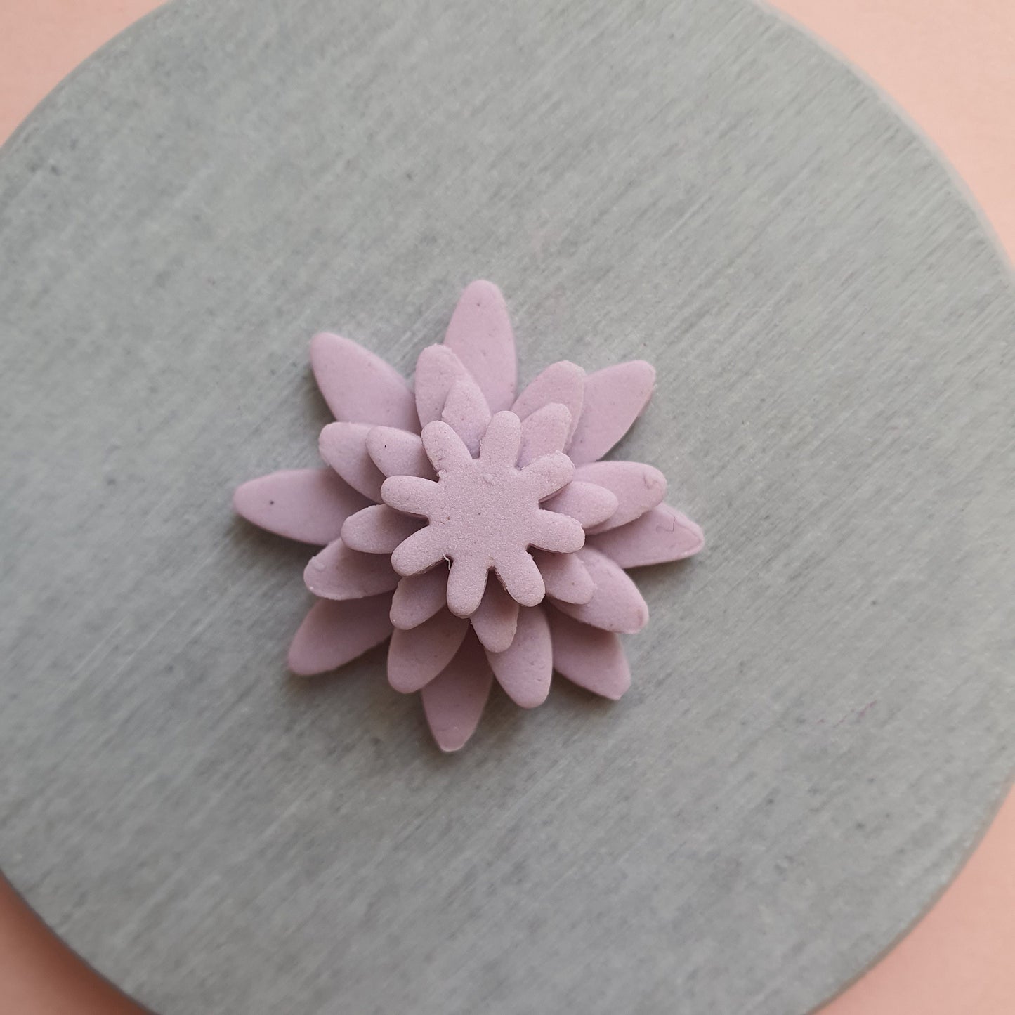 4 pcs set Polymer clay cutters Jewelry Earrings "Flower Daisy" shape plastic cutter - Luxy Kraft