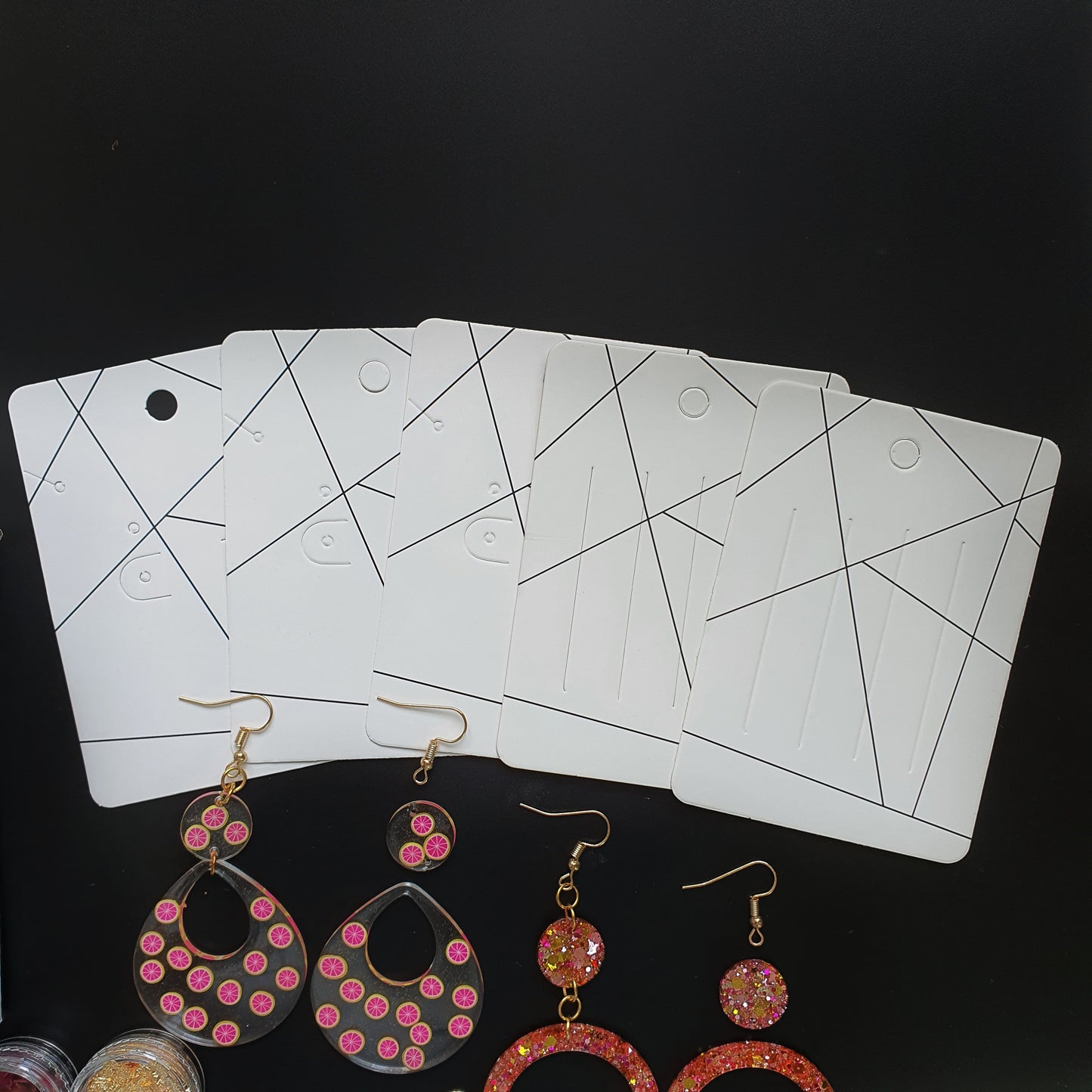 DIY Jewelry kit Silicone earrings mold Jewelry Resin mould Hair clips mold for resin and epoxy - Luxy Kraft