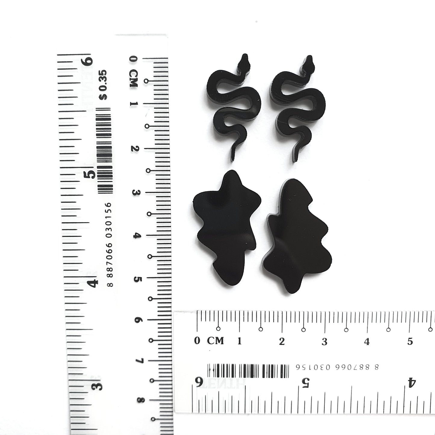 Silicone stud earrings jewelry mold for resin and epoxy 2 designs in 1 - Luxy Kraft