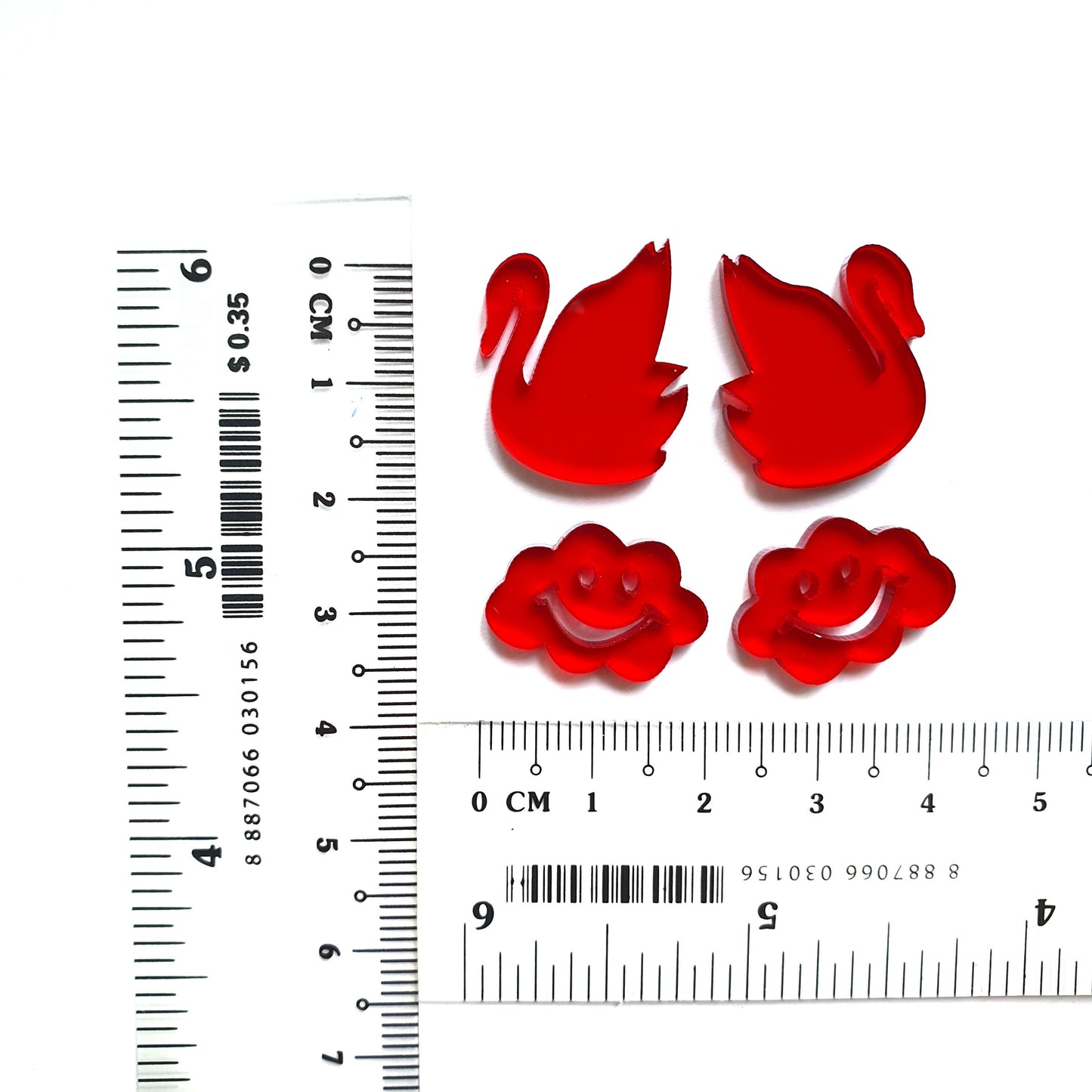 Silicone stud earrings mold Jewelry Resin mould for resin and epoxy Swan Cloud mold - Luxy Kraft