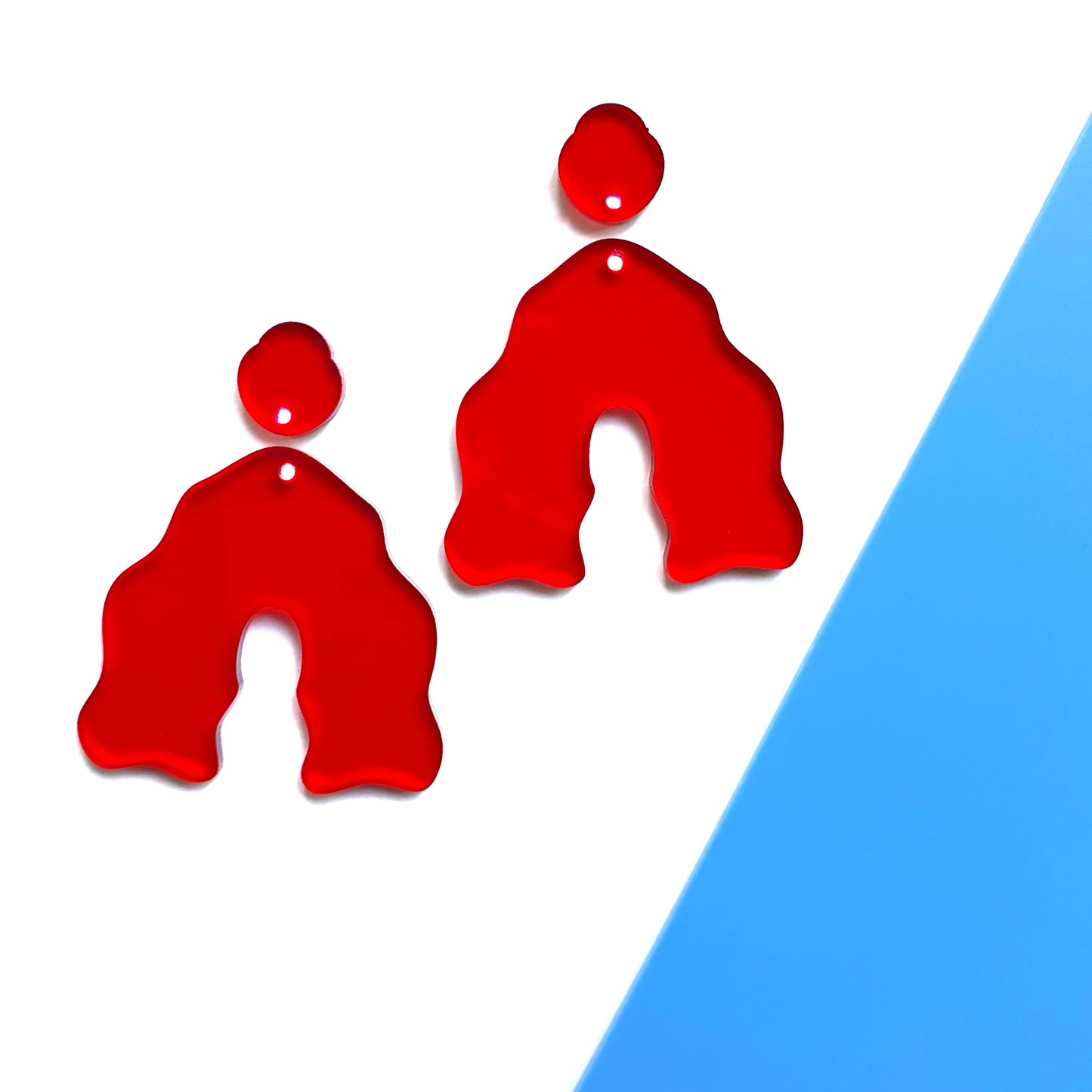 Silicone stud earrings mold Jewelry Resin mould for resin and epoxy Arch mold - Luxy Kraft