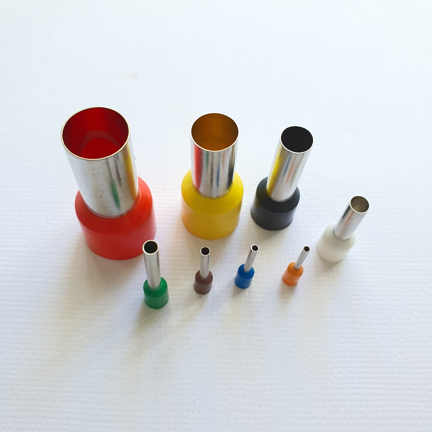 8 pcs set Hole making punch Mini hole circle metal cutters for polymer clay