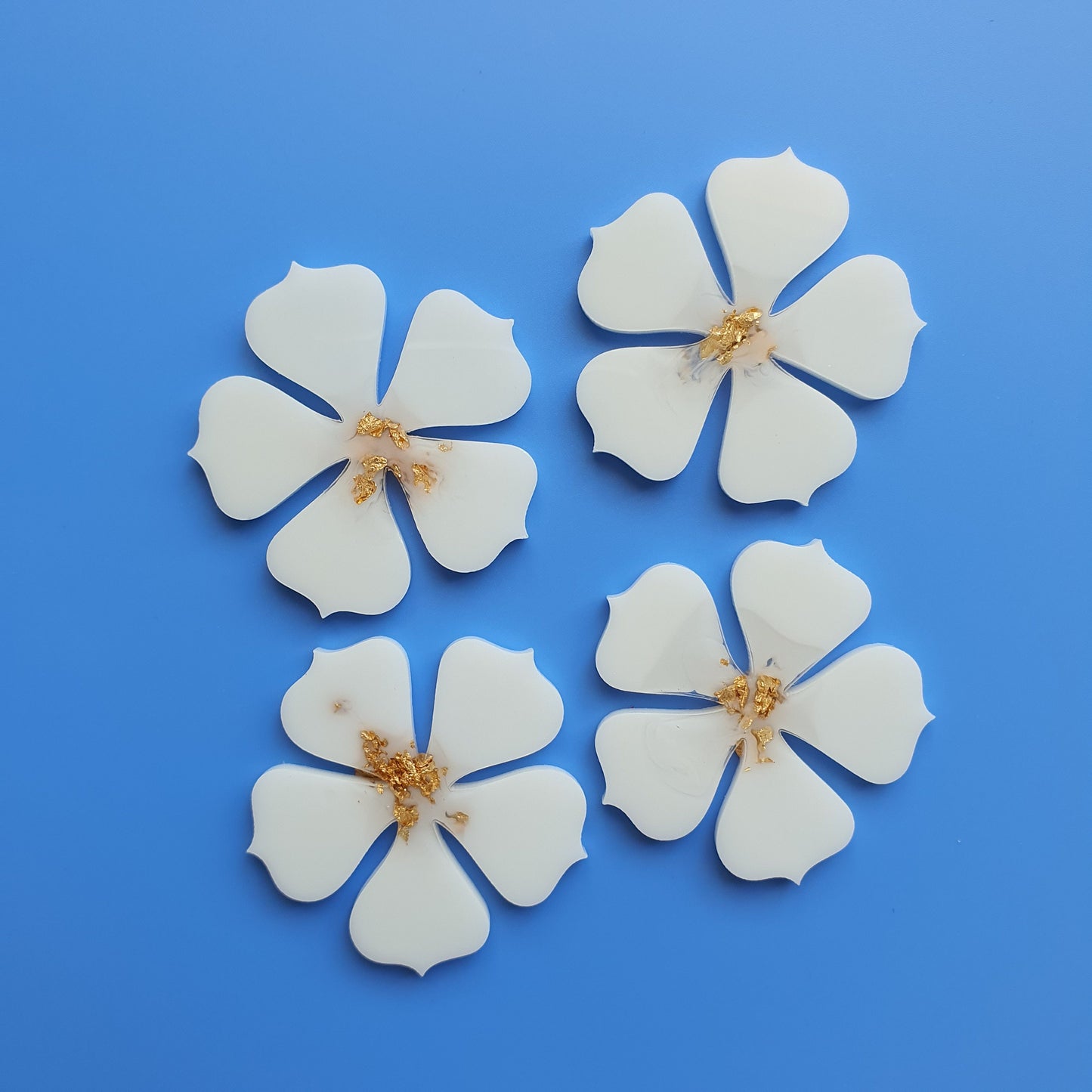 Silicone earrings mold "Flowers" mould for resin and epoxy