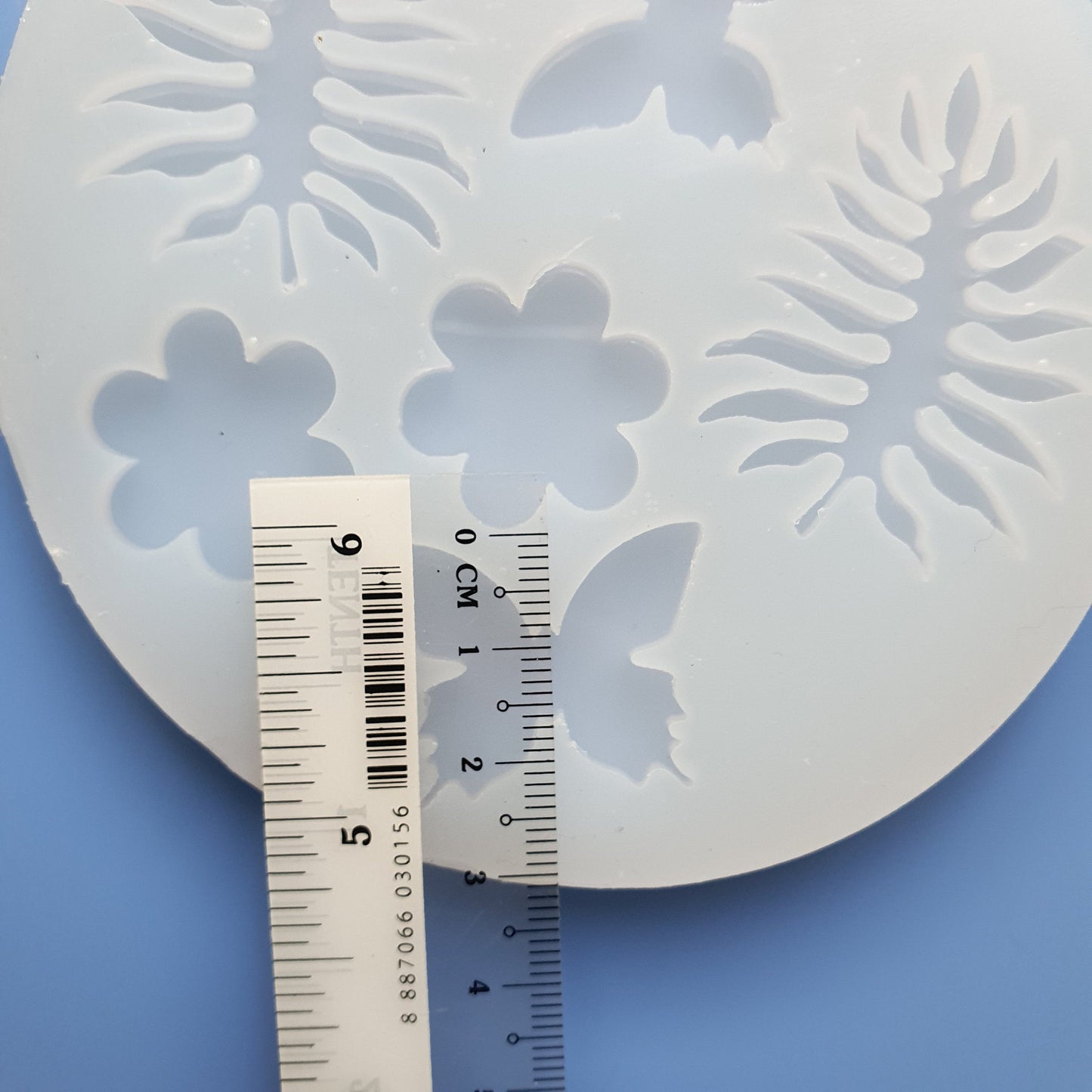 Silicone earrings mold "Flowers, Butterfly, Fern" mould for resin and epoxy - Luxy Kraft