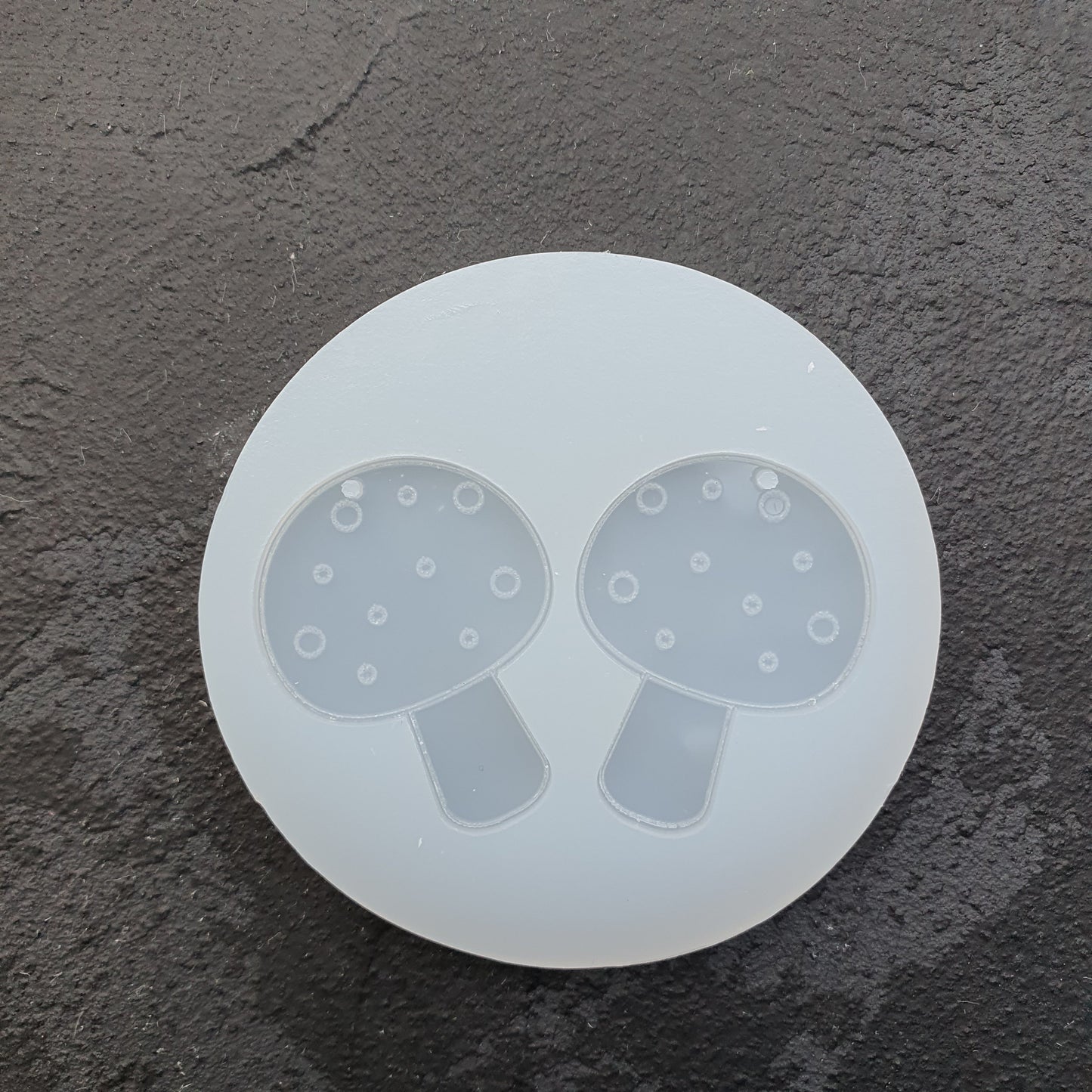 Silicone earrings mold "Mushrooms" mould for resin and epoxy - Luxy Kraft