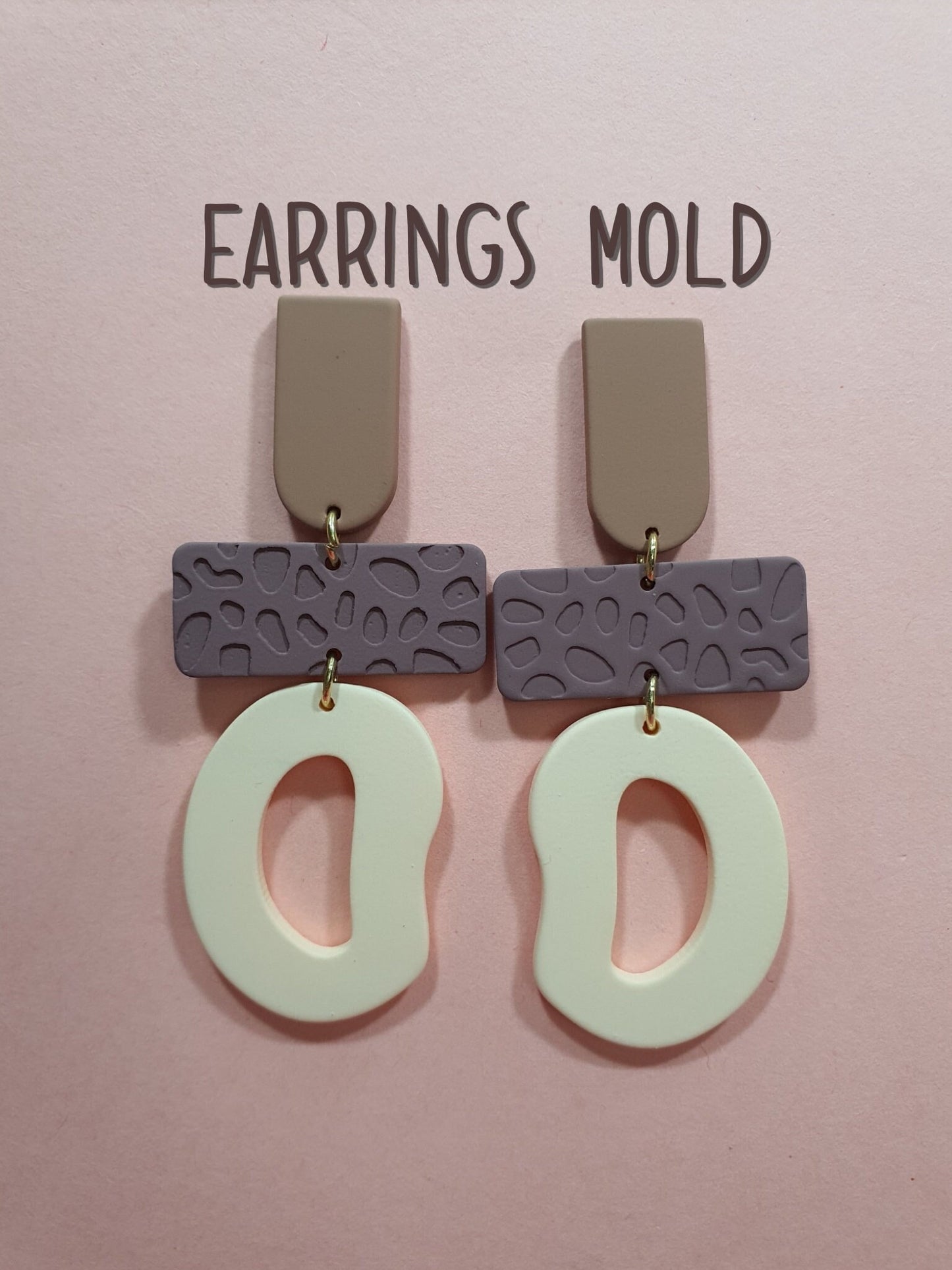 Silicone earrings mold mould for resin and epoxy