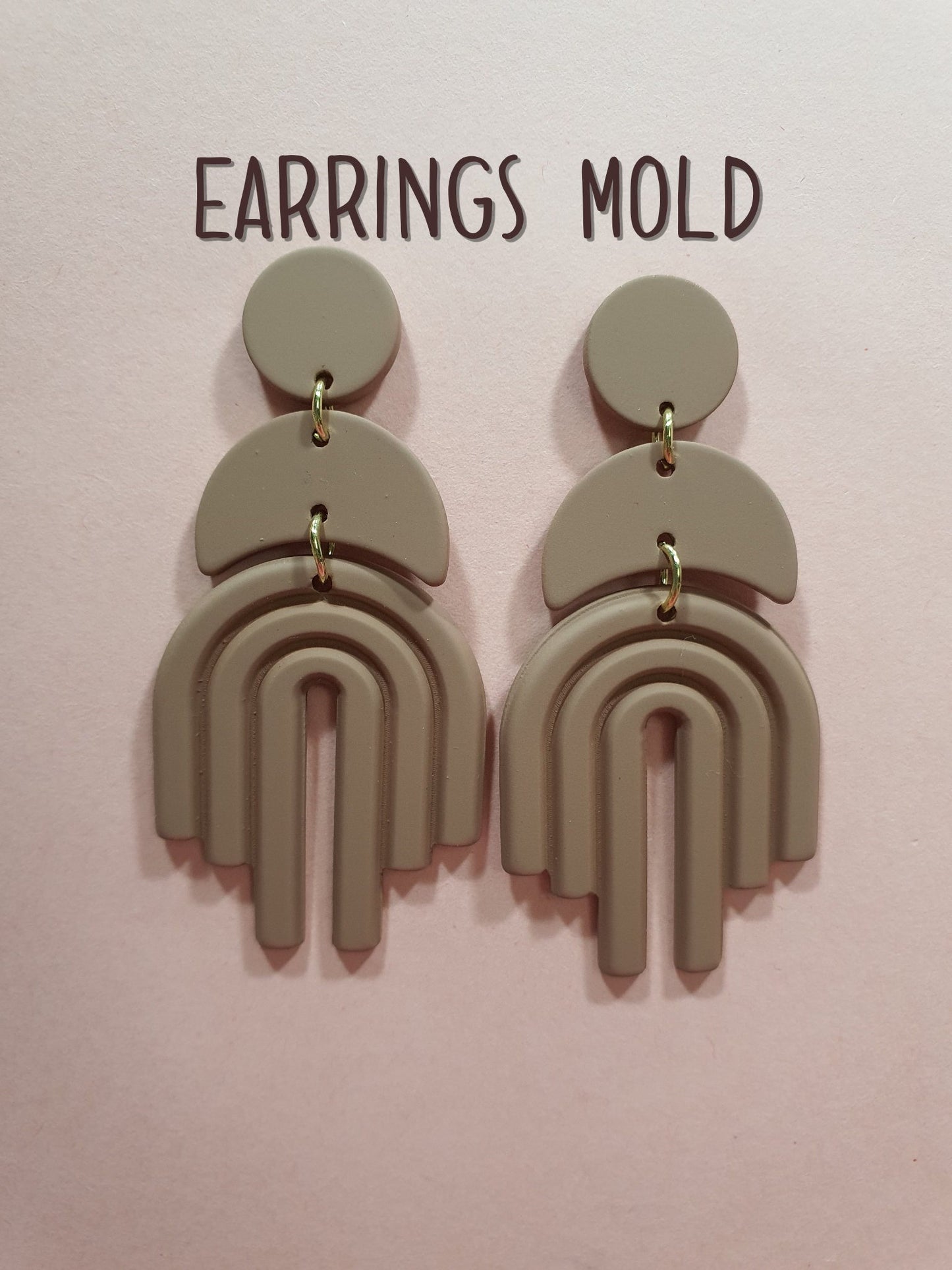 Silicone earrings mold mould for resin and epoxy