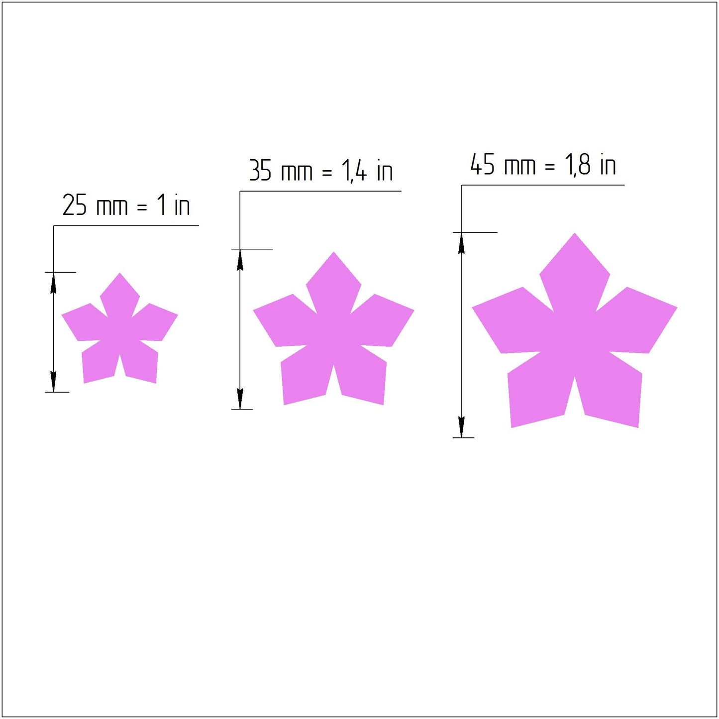 Earrings Polymer clay 3D cutters Flower Jewelry shape cutter - Luxy Kraft