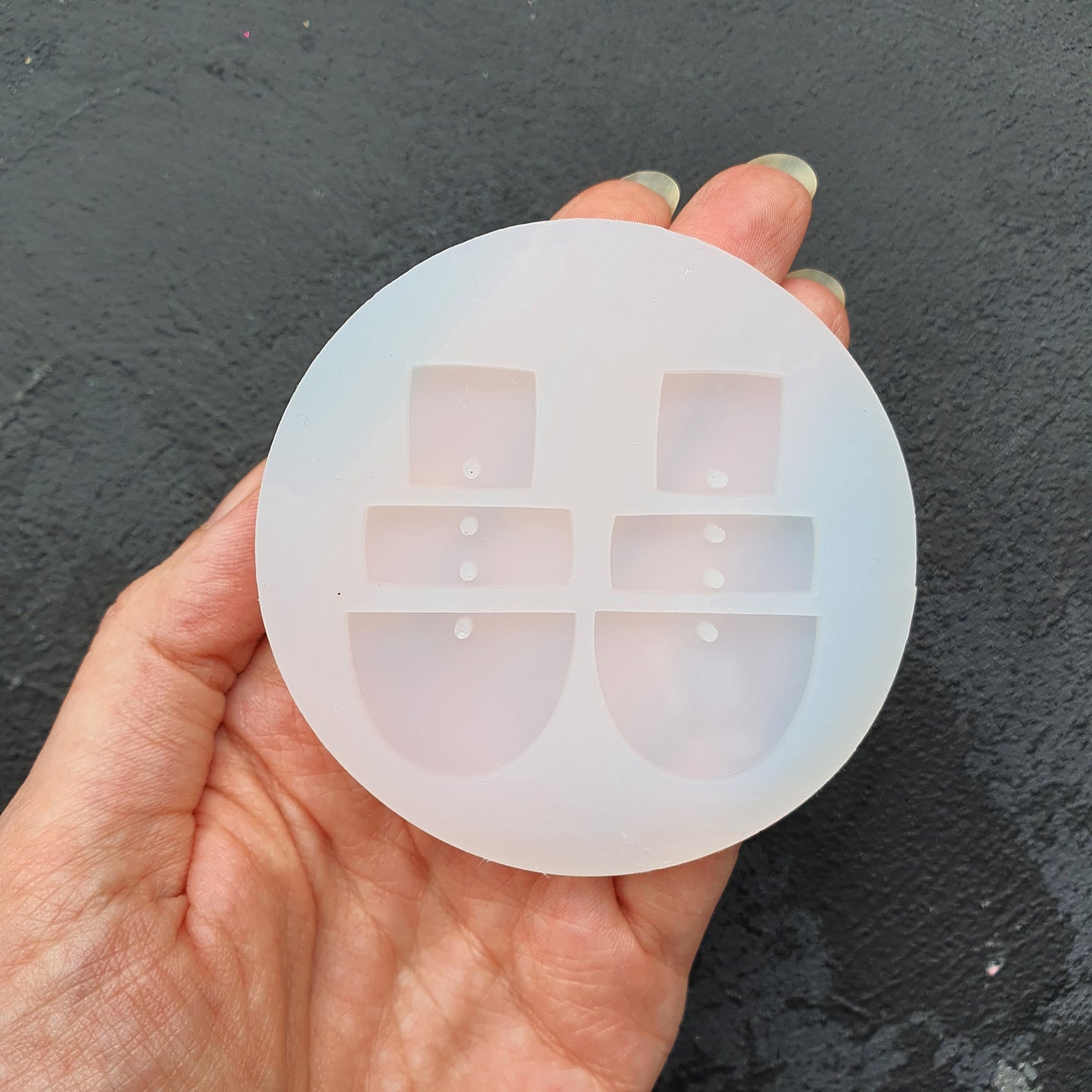 Silicone earrings mold Jewelry Resin mould for resin and epoxy