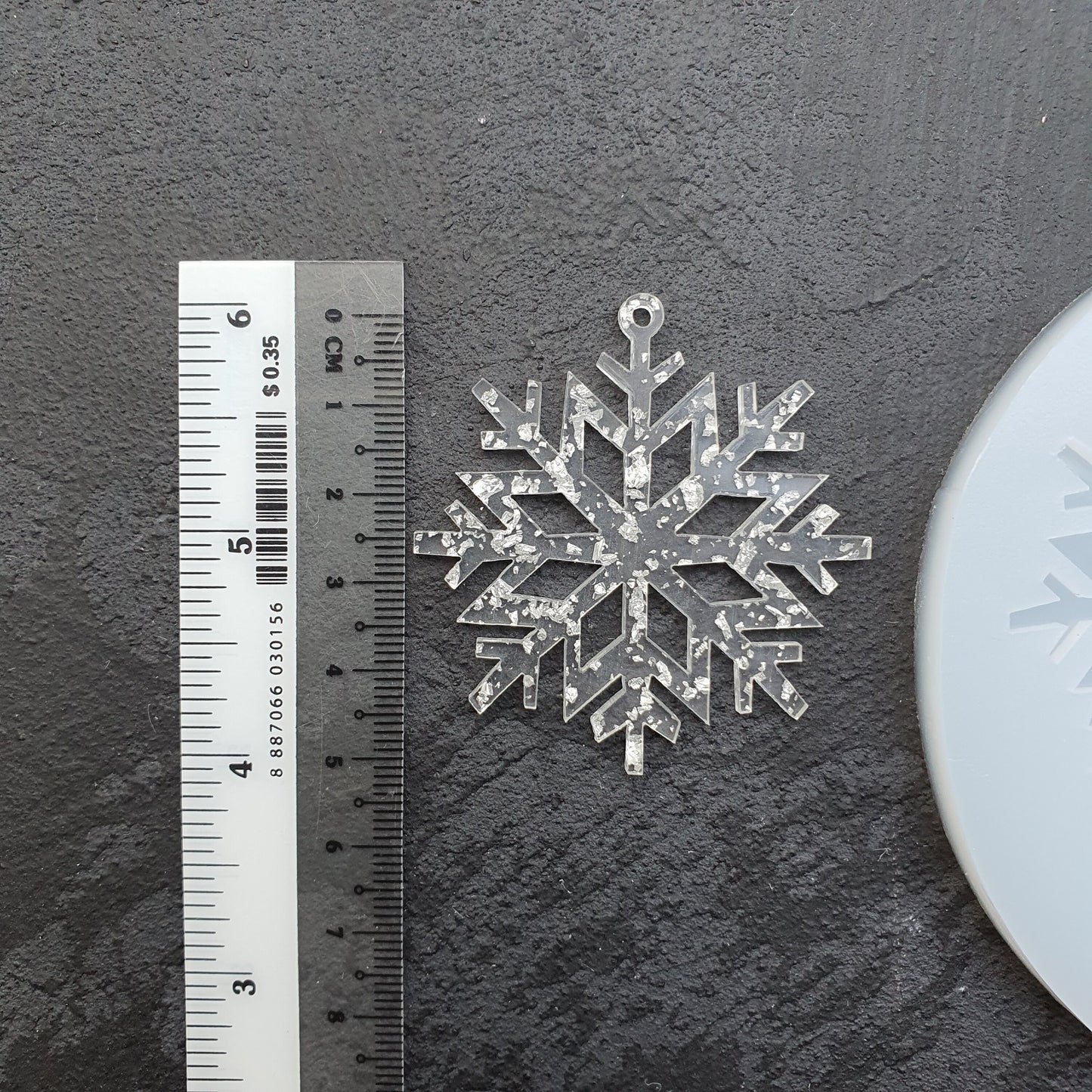 Silicone earrings mold "Snowflake" Jewelry Resin mould for resin and epoxy