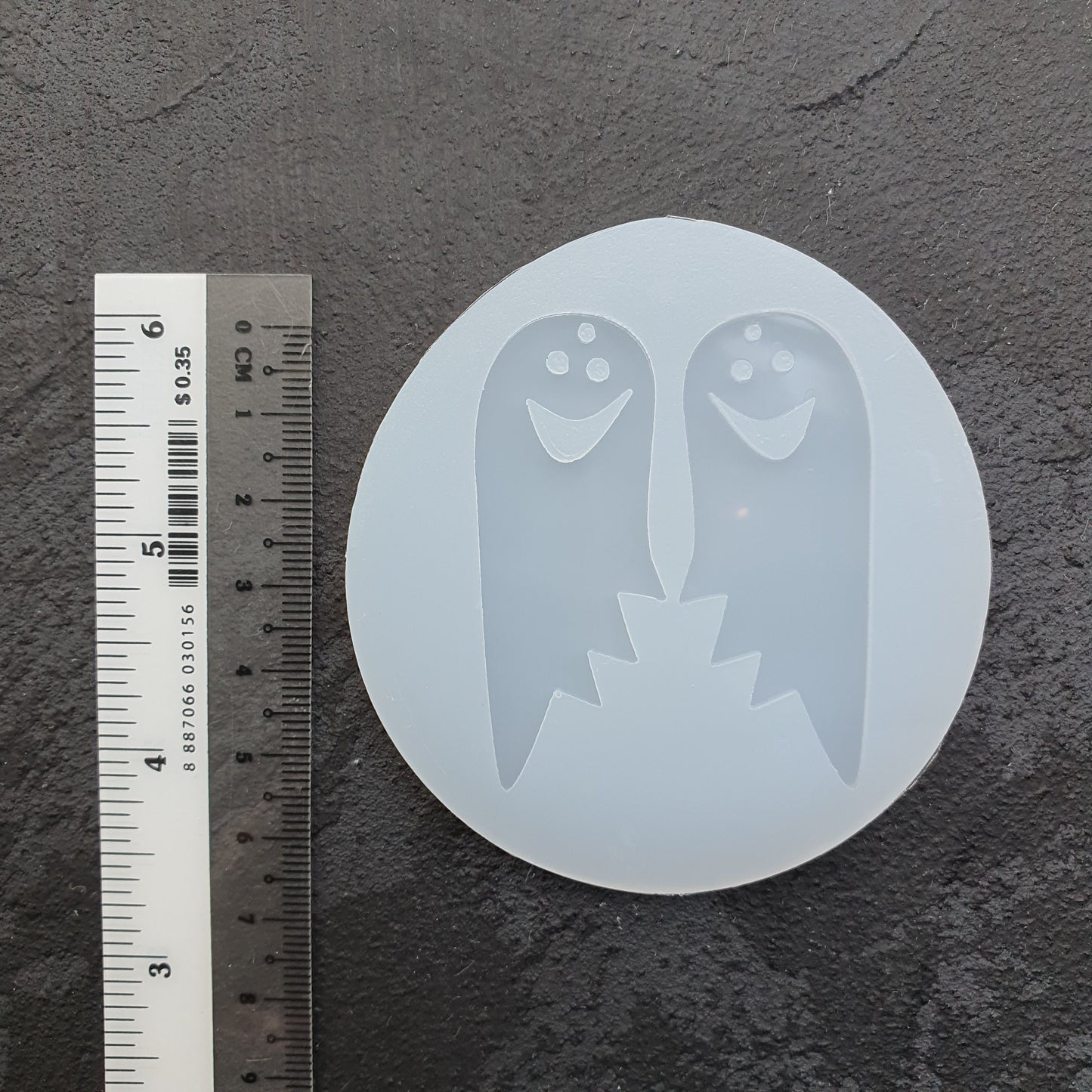 Halloween Ghost Silicone earrings mold for resin and epoxy - Luxy Kraft