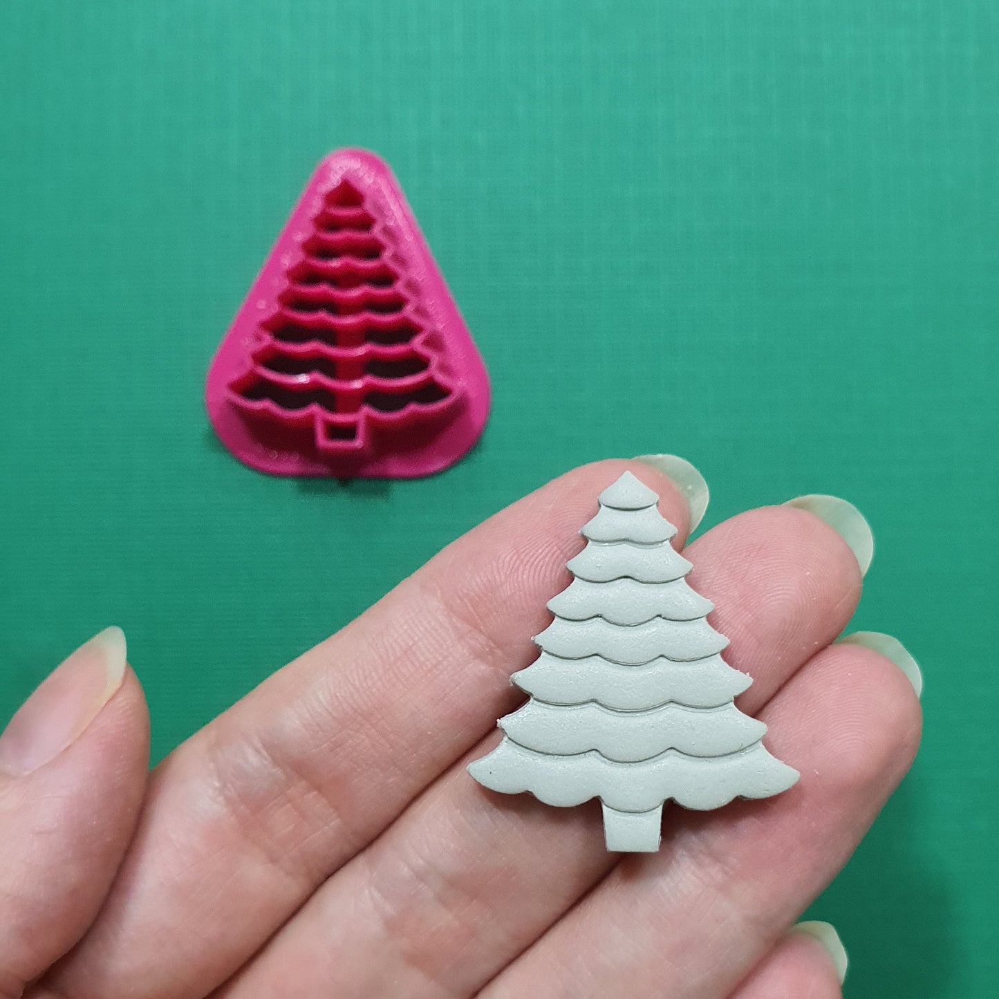 Clay cutters Polymer clay tools "Christmas tree" earrings jewelry cutters