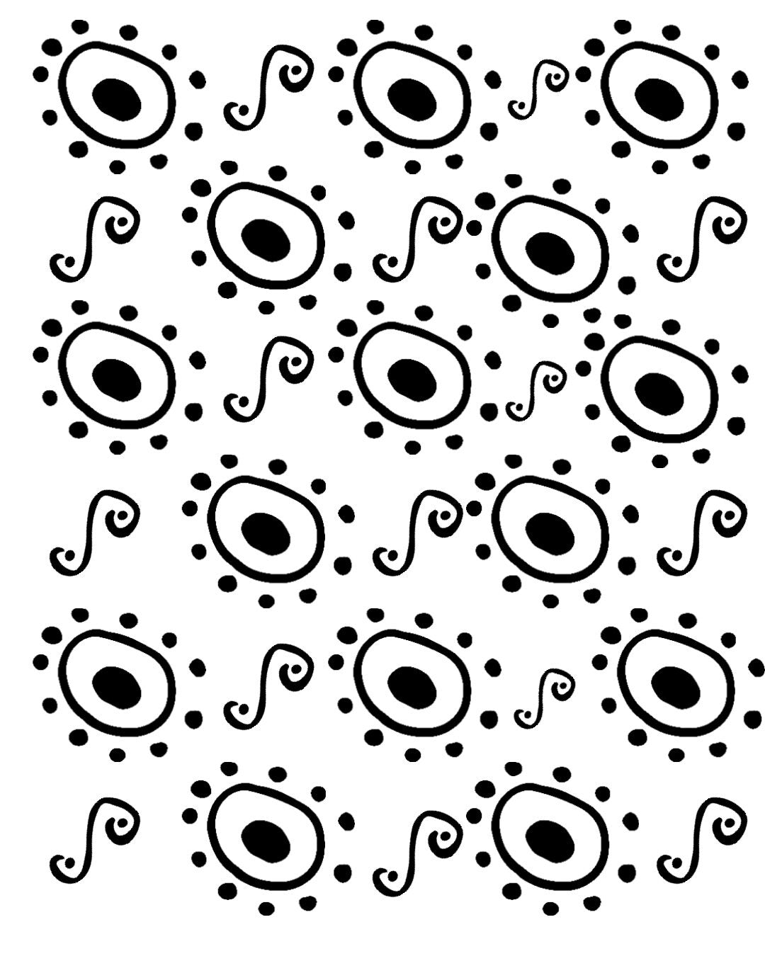 Silk screen stencil for polymer clay "Luxymolds" S-78