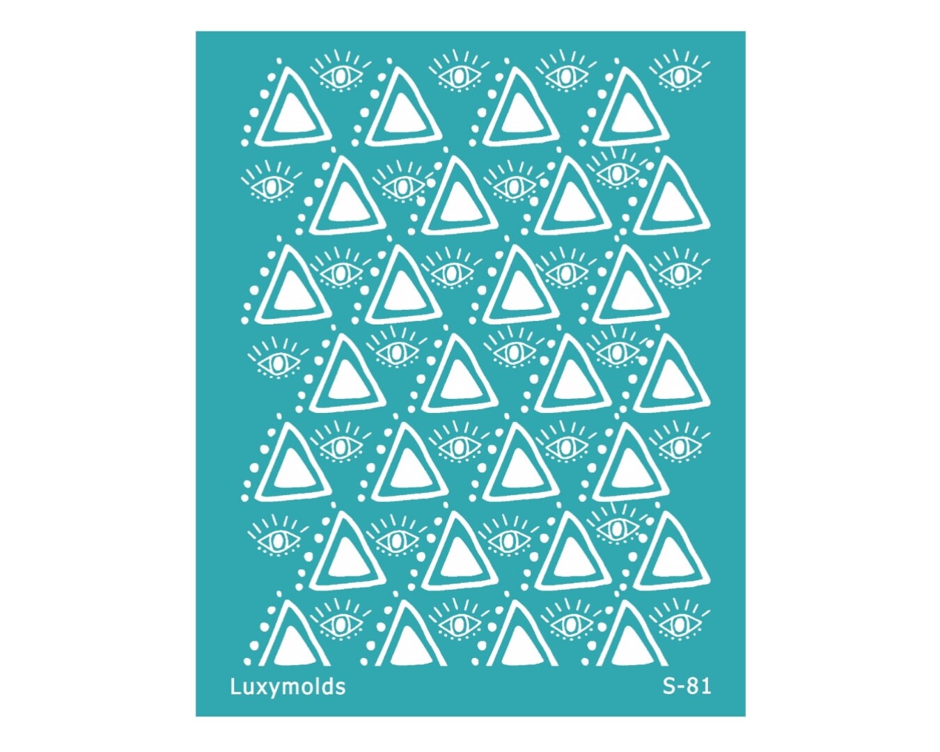Silk screen stencil for polymer clay "Luxymolds" S-81