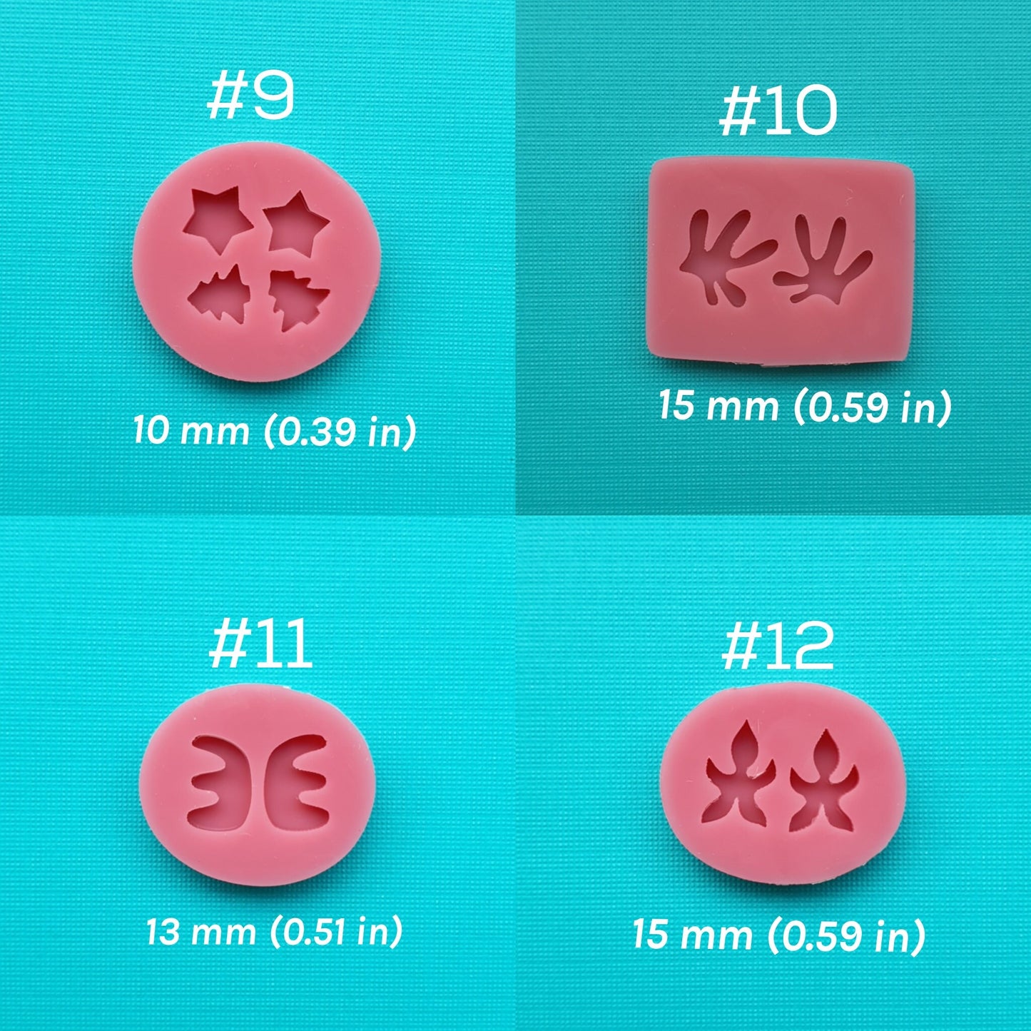 Silicone earrings molds for resin and epoxy mould for jewelry for stud earrings