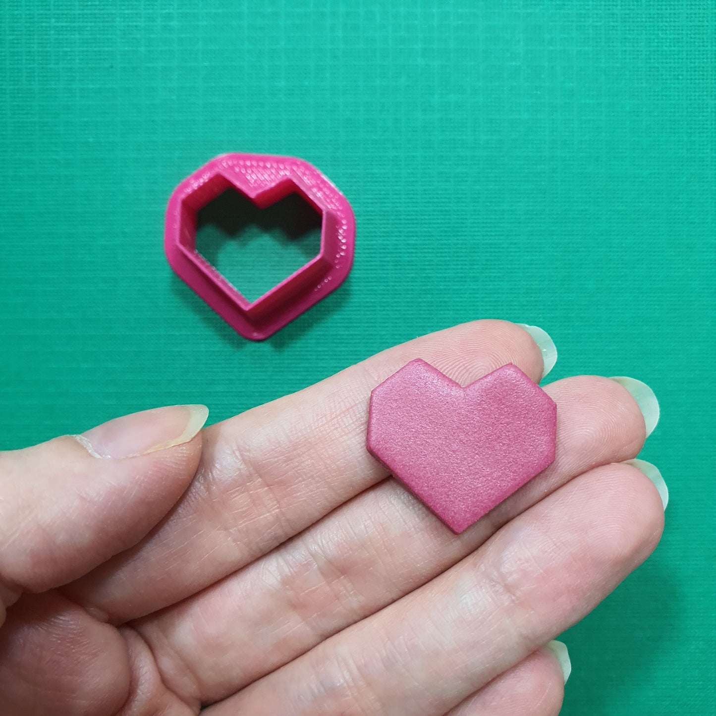 Clay cutters Polymer clay tools "Heart" earrings jewelry cutters