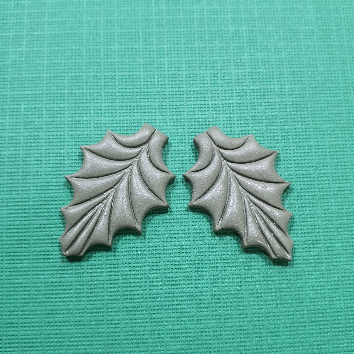 Clay cutters Polymer clay tools "Christmas Holly leaf" earrings jewelry cutters