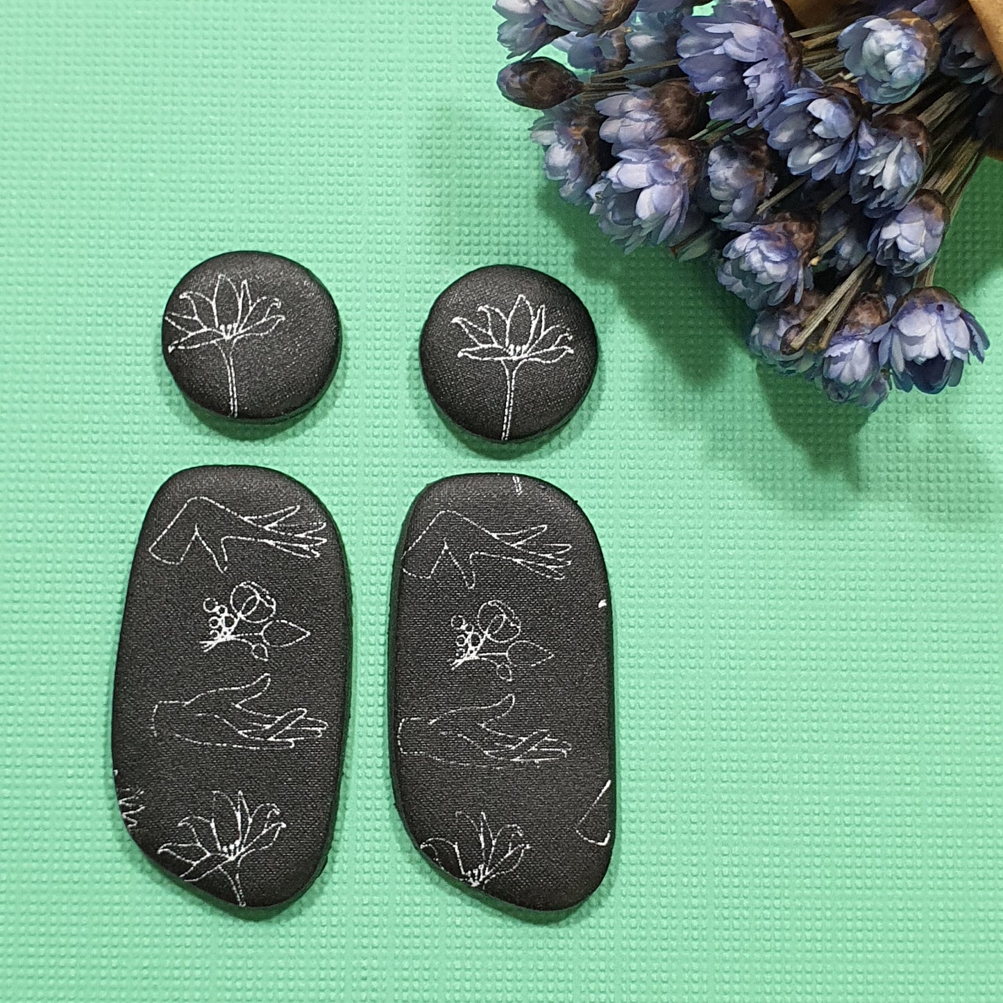 Earrings Polymer clay 3D cutters "Geometric" Jewelry shape cutter