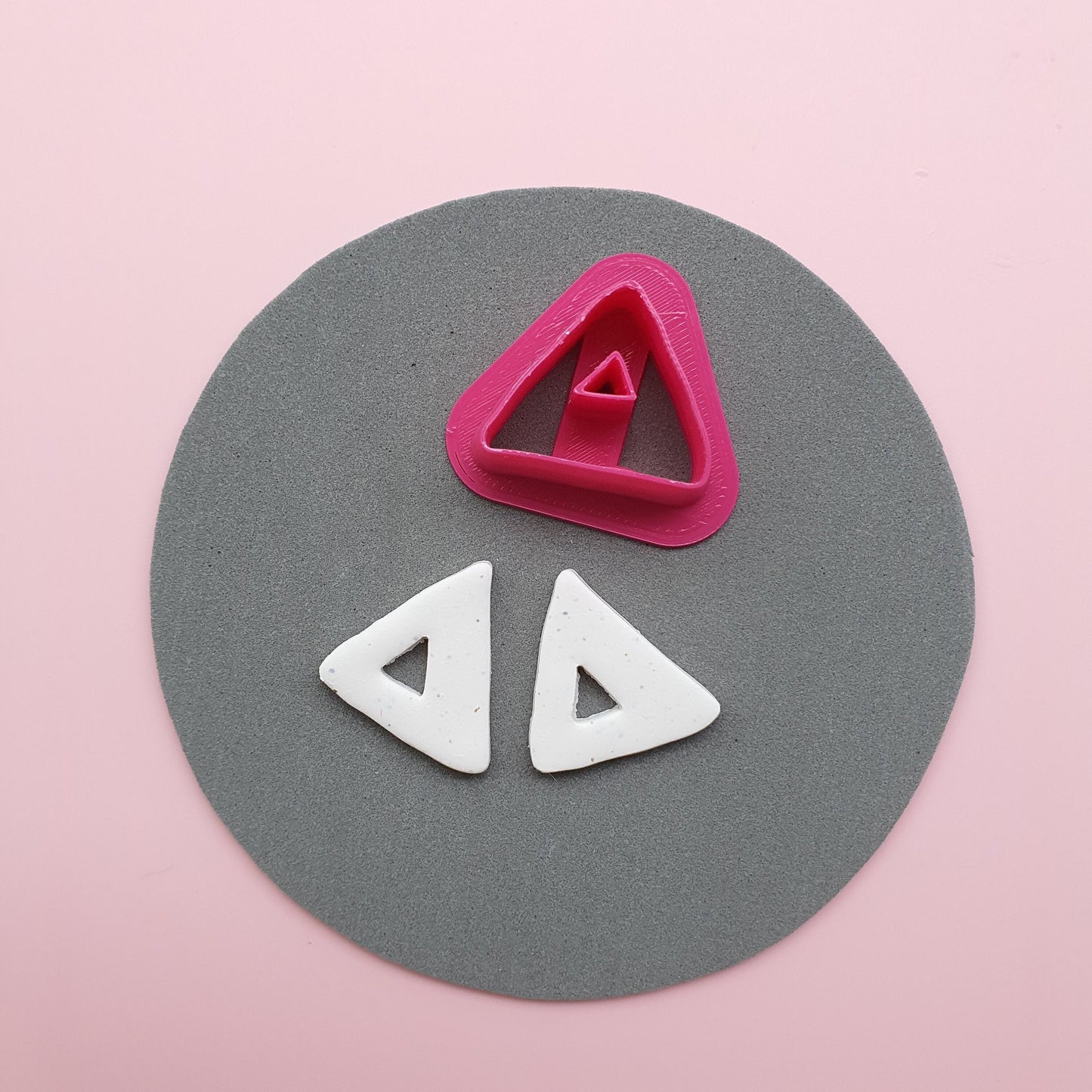 Clay cutters Jewelry Earrings Geometric Triangle shape cutter