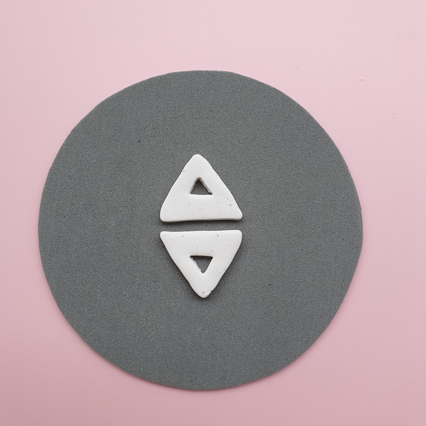 Clay cutters Jewelry Earrings Geometric Triangle shape cutter