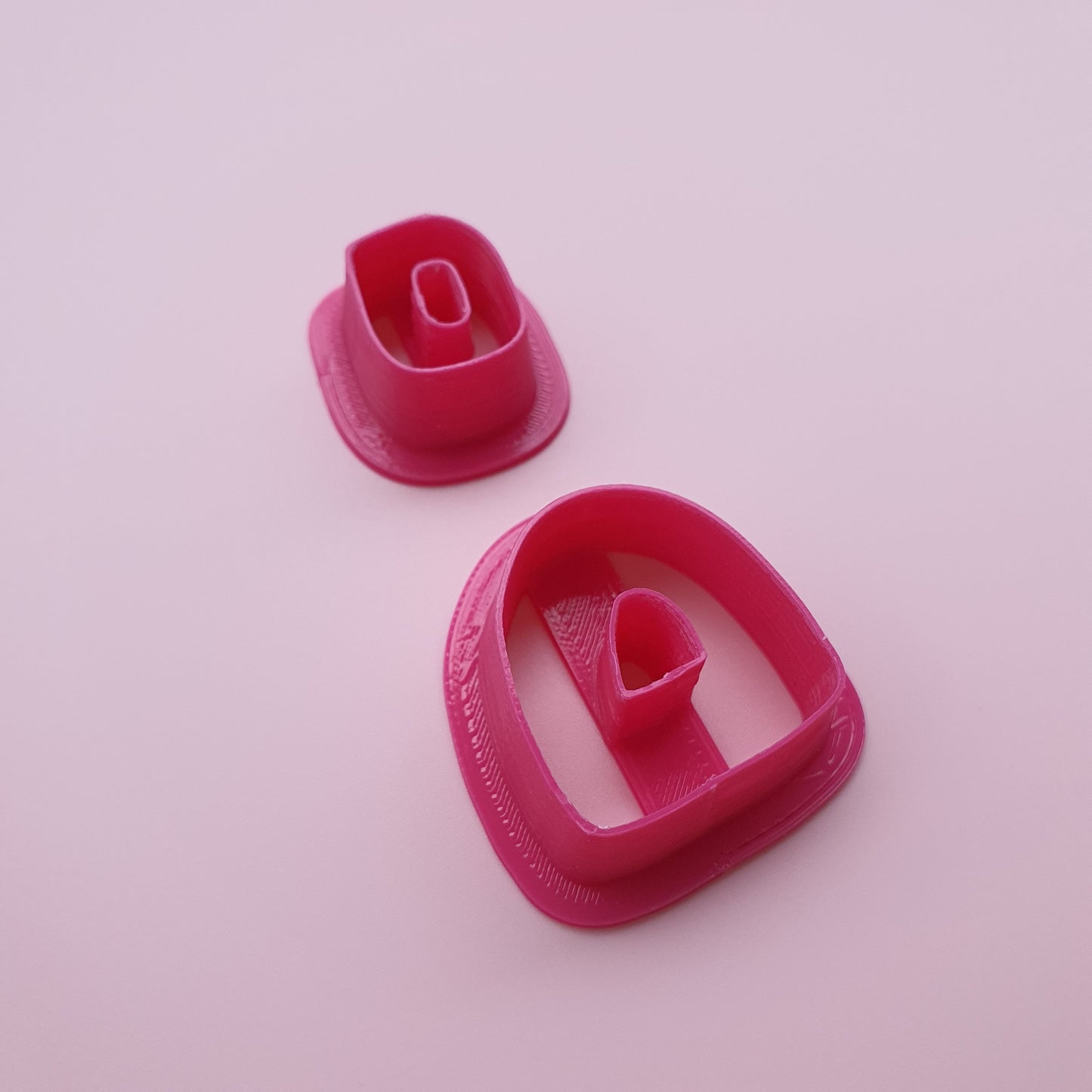 2 pcs set Clay cutters Jewelry Earrings Flower shape cutter
